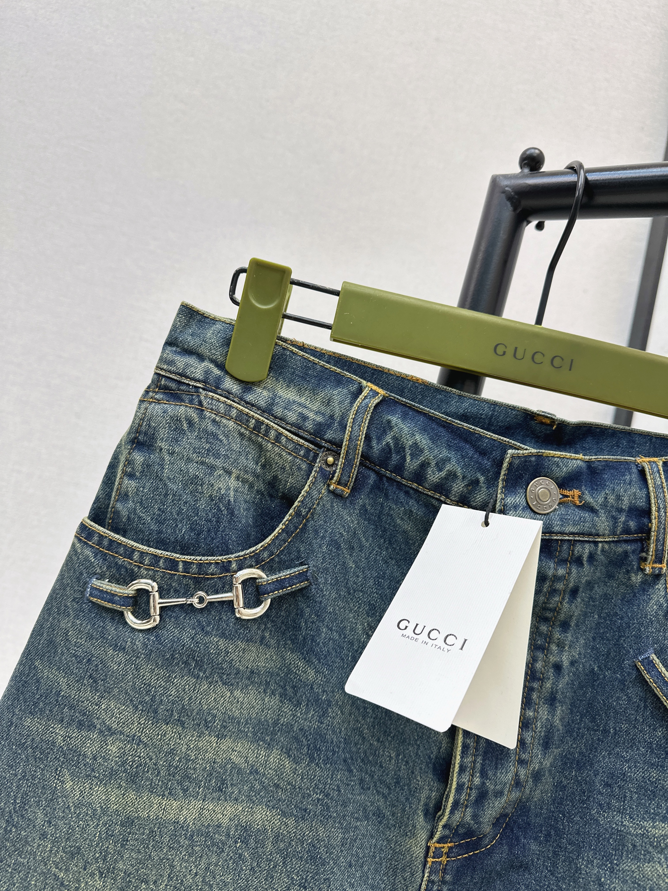 Guc 26ss denim skirt