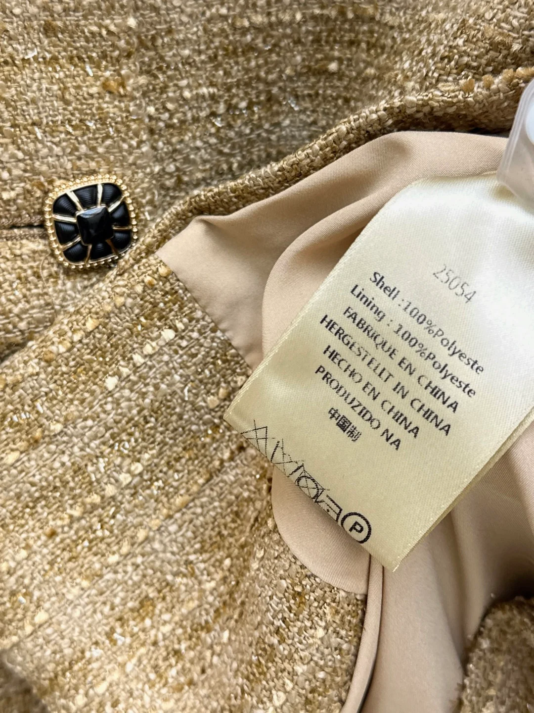 Chan 25fw woven tweed suit