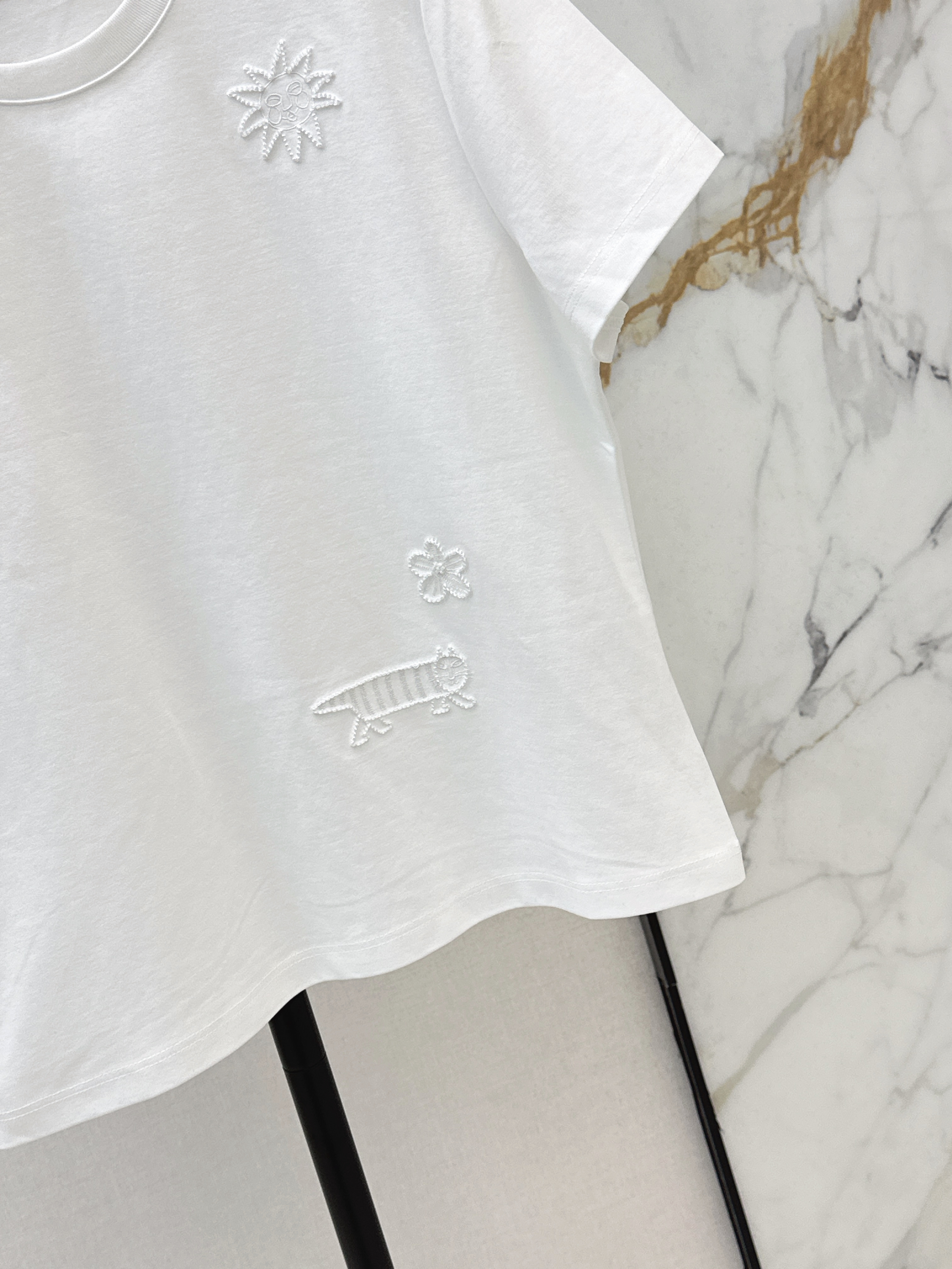Chan 26ss beading t-shirt