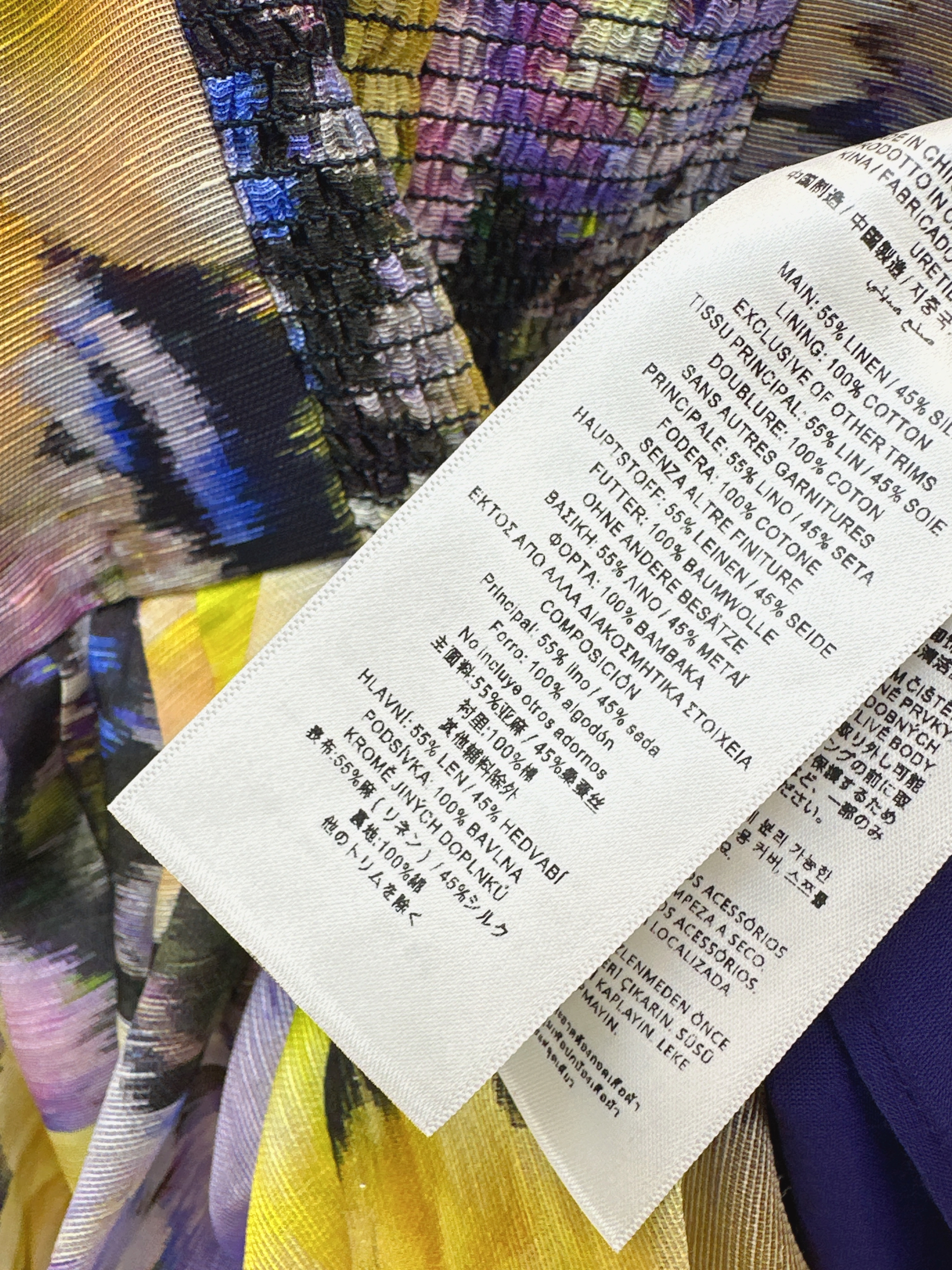 Zimm 26ss slip print dress