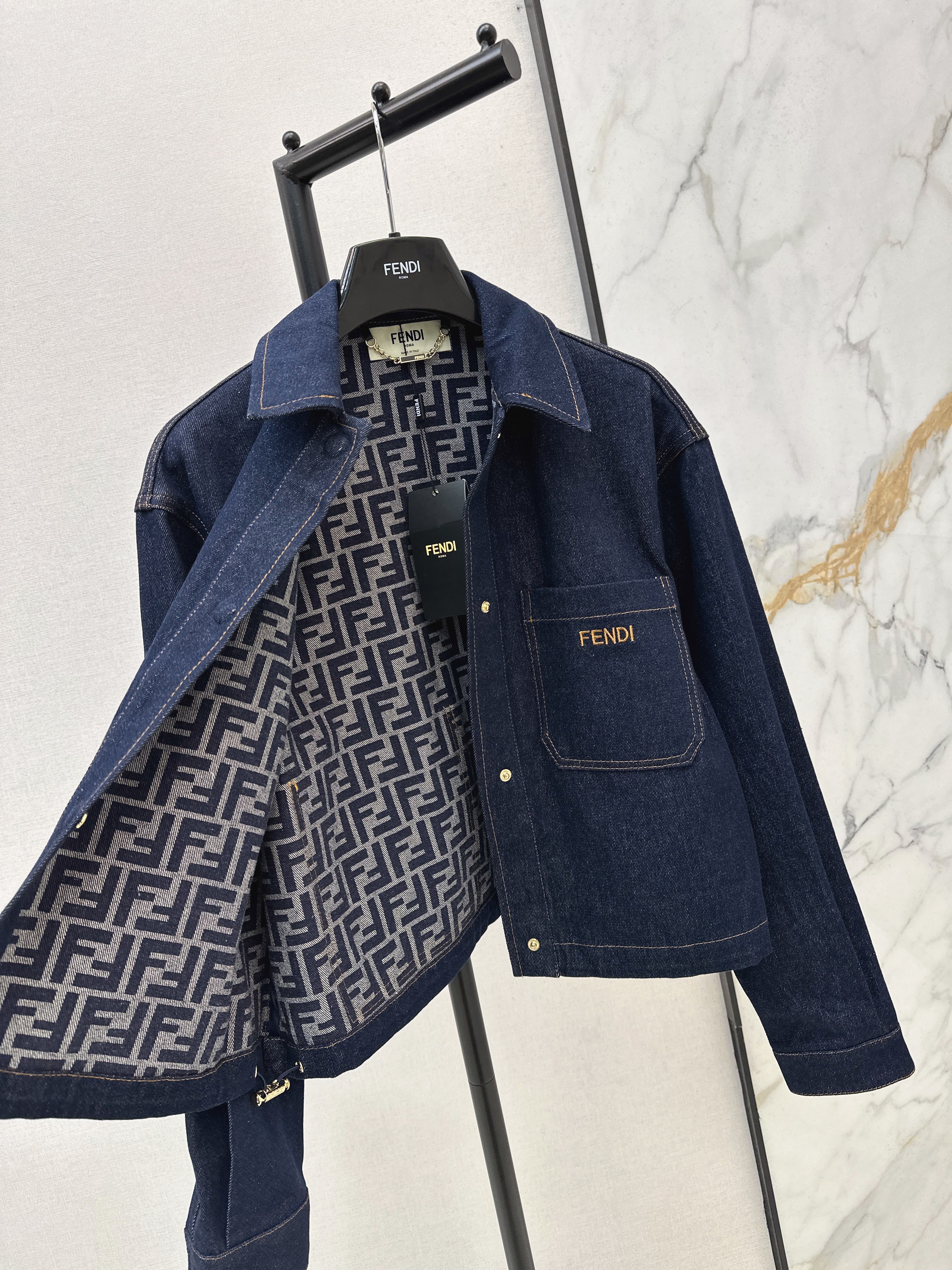 Fen 26ss denim jacket