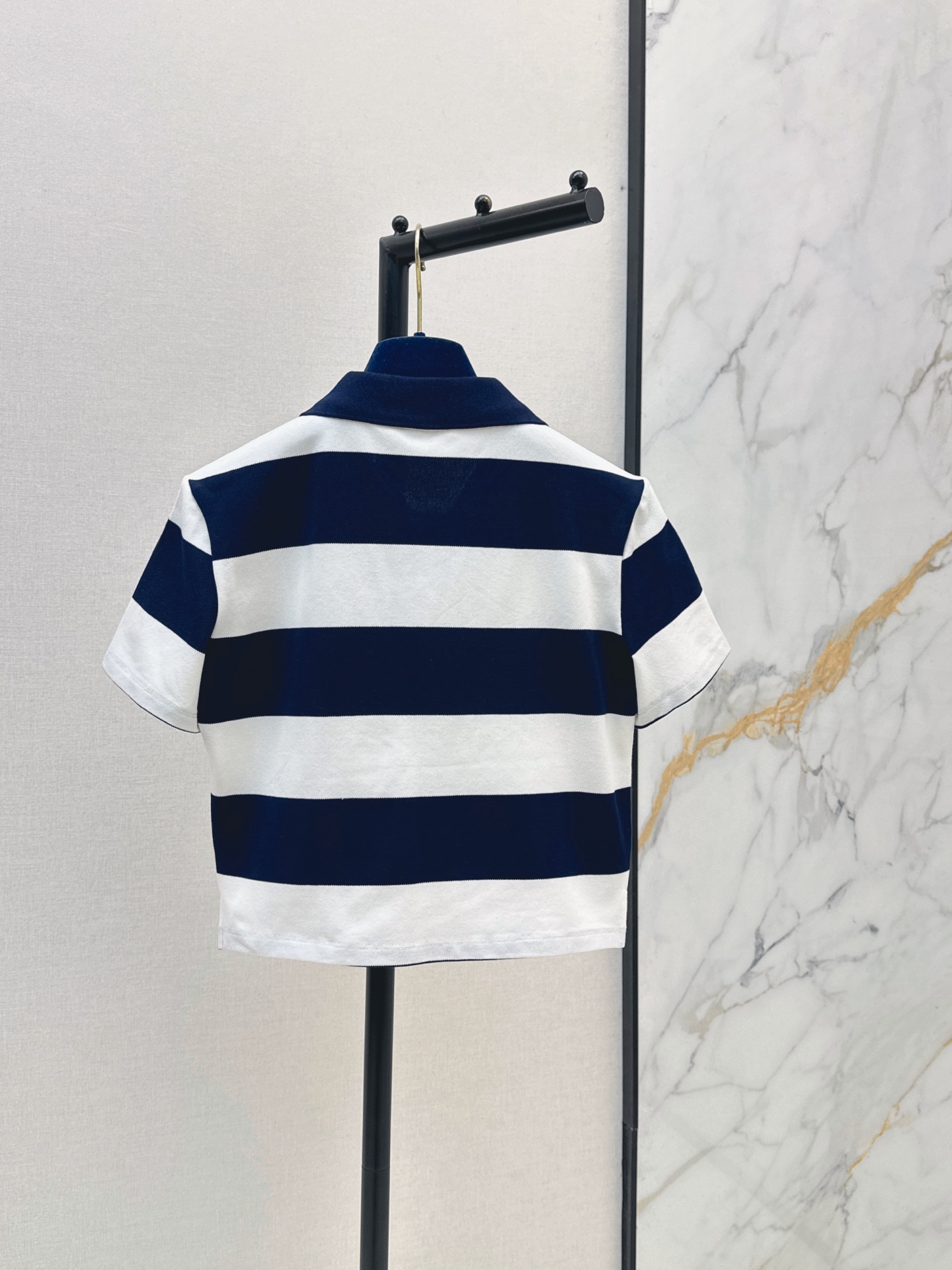 Loui 26ss stripe polo shirt