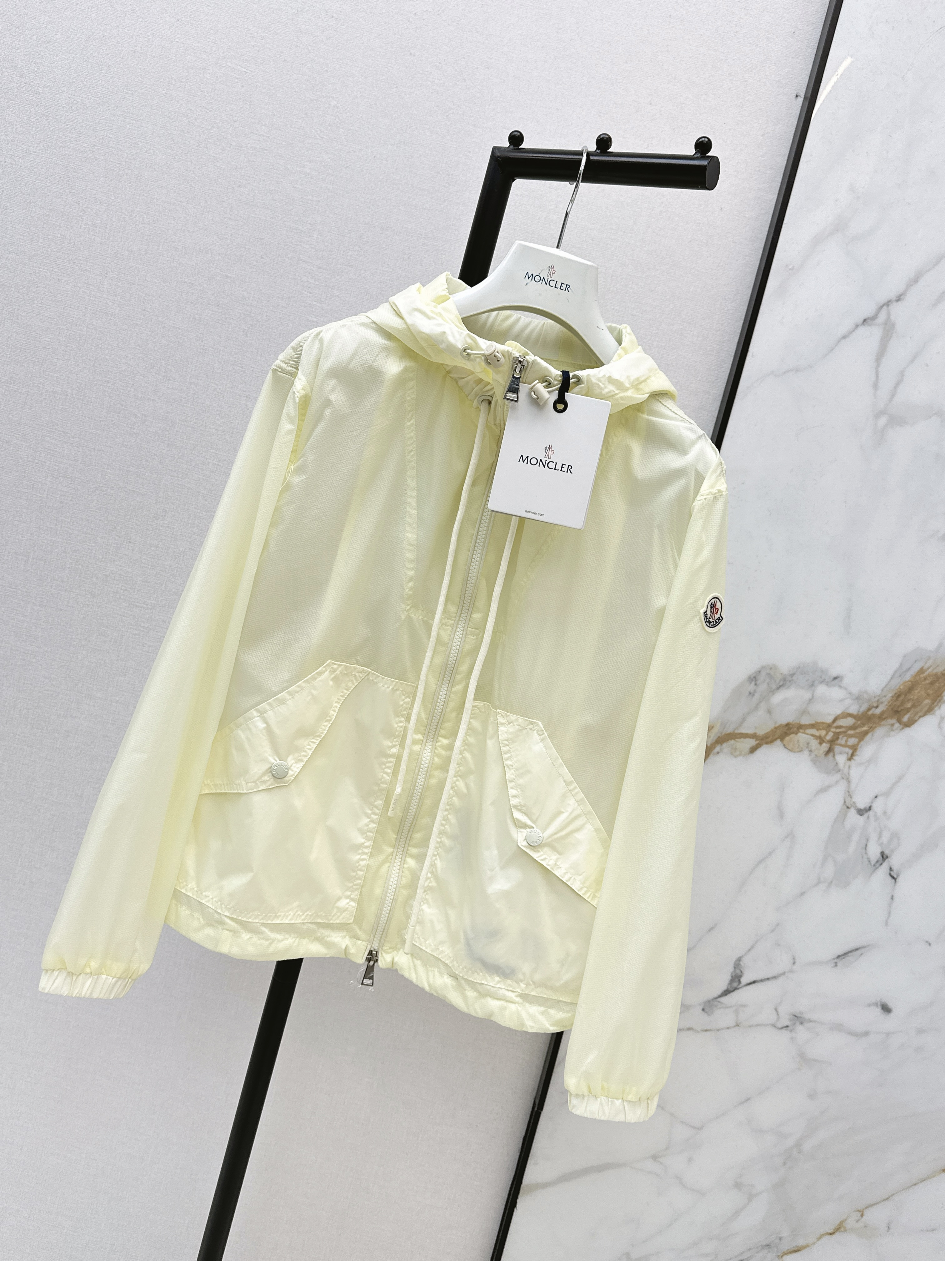 Monc 26ss hooded trench coats