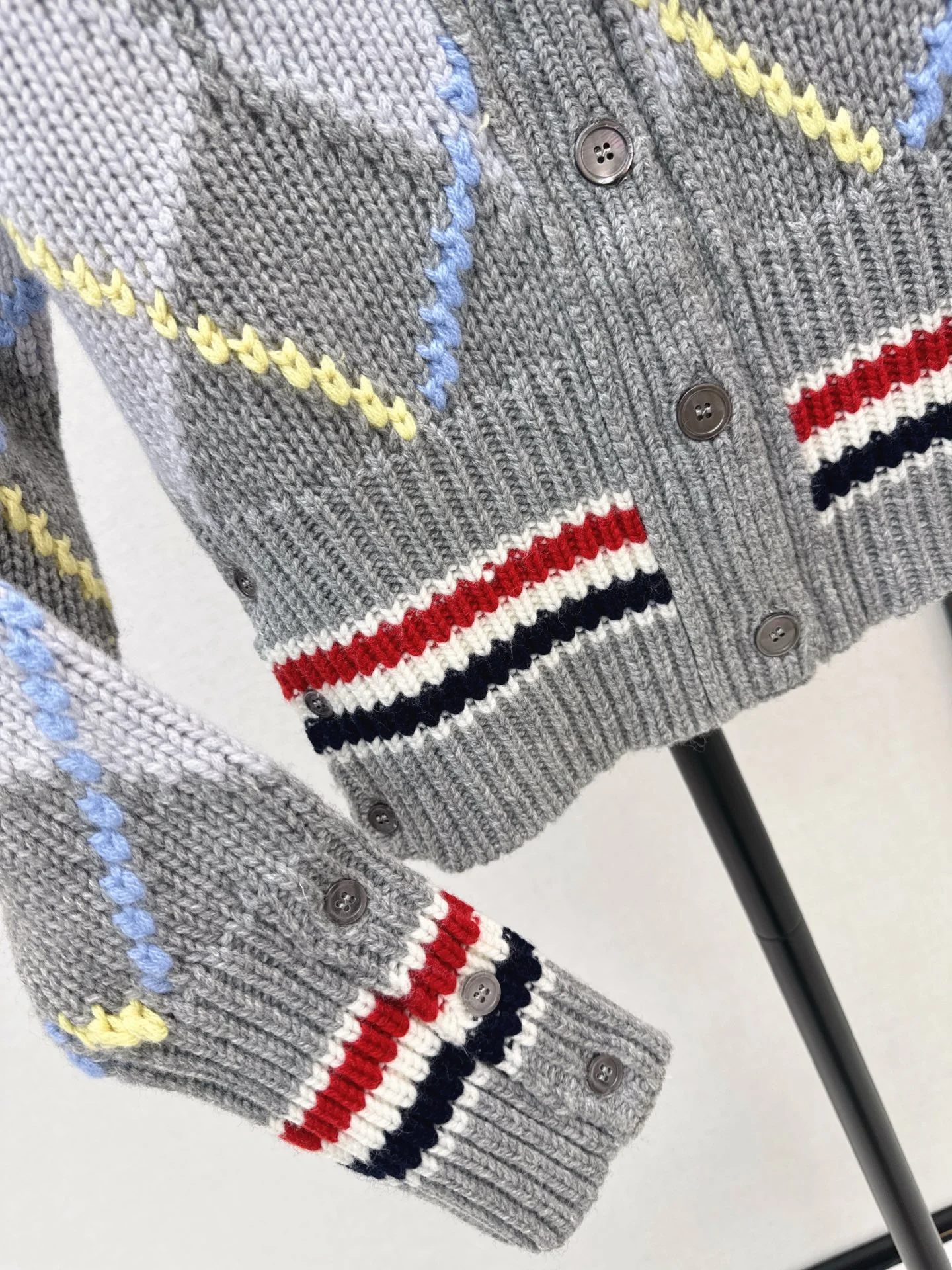 Thom 25fw jacquard cardigan