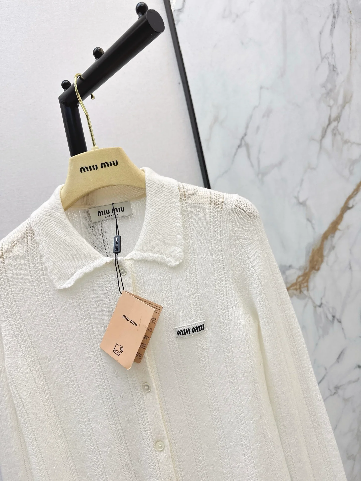 Miu 26ss knit cardigan