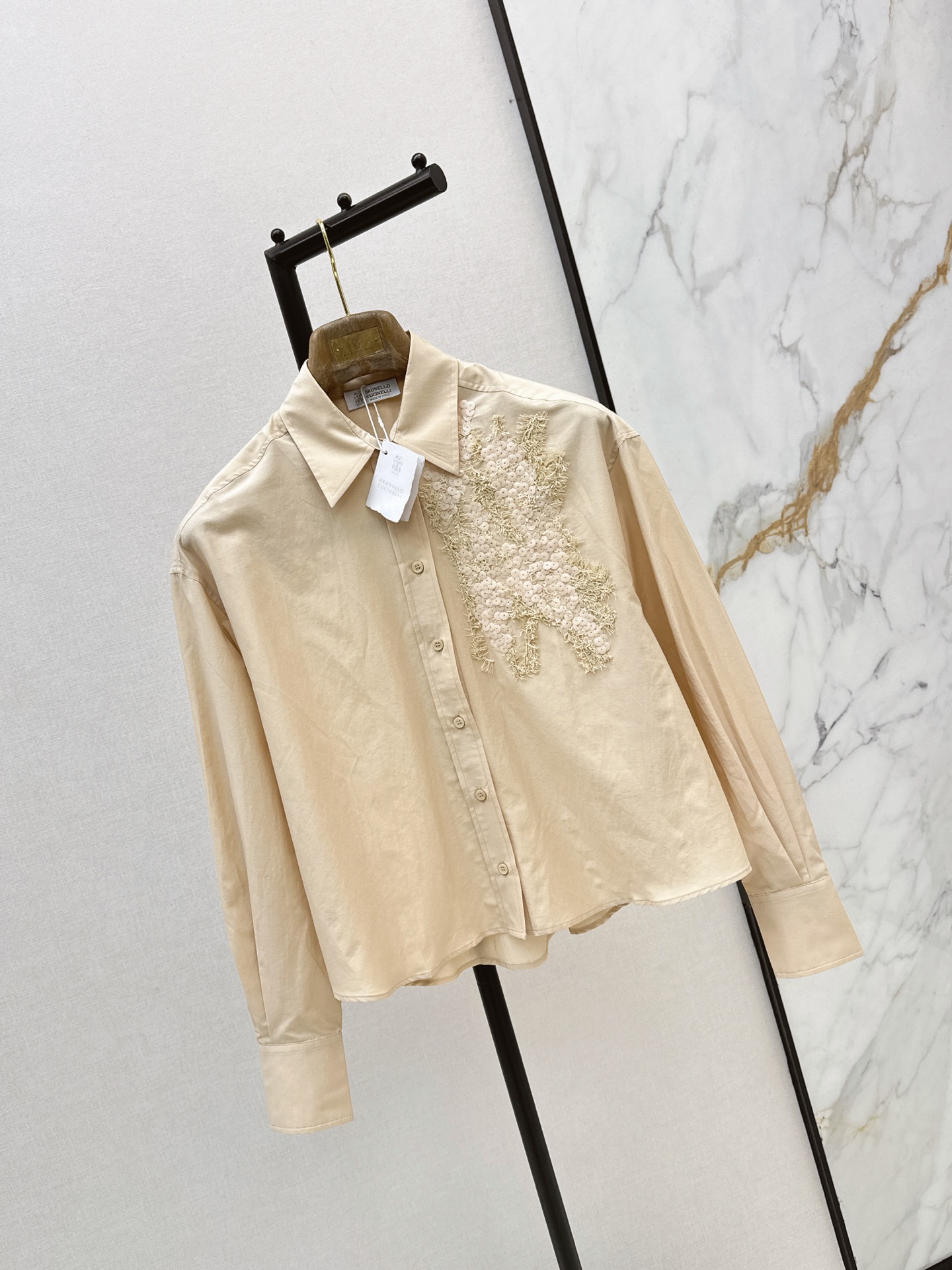 Brun 26ss sequine shirt