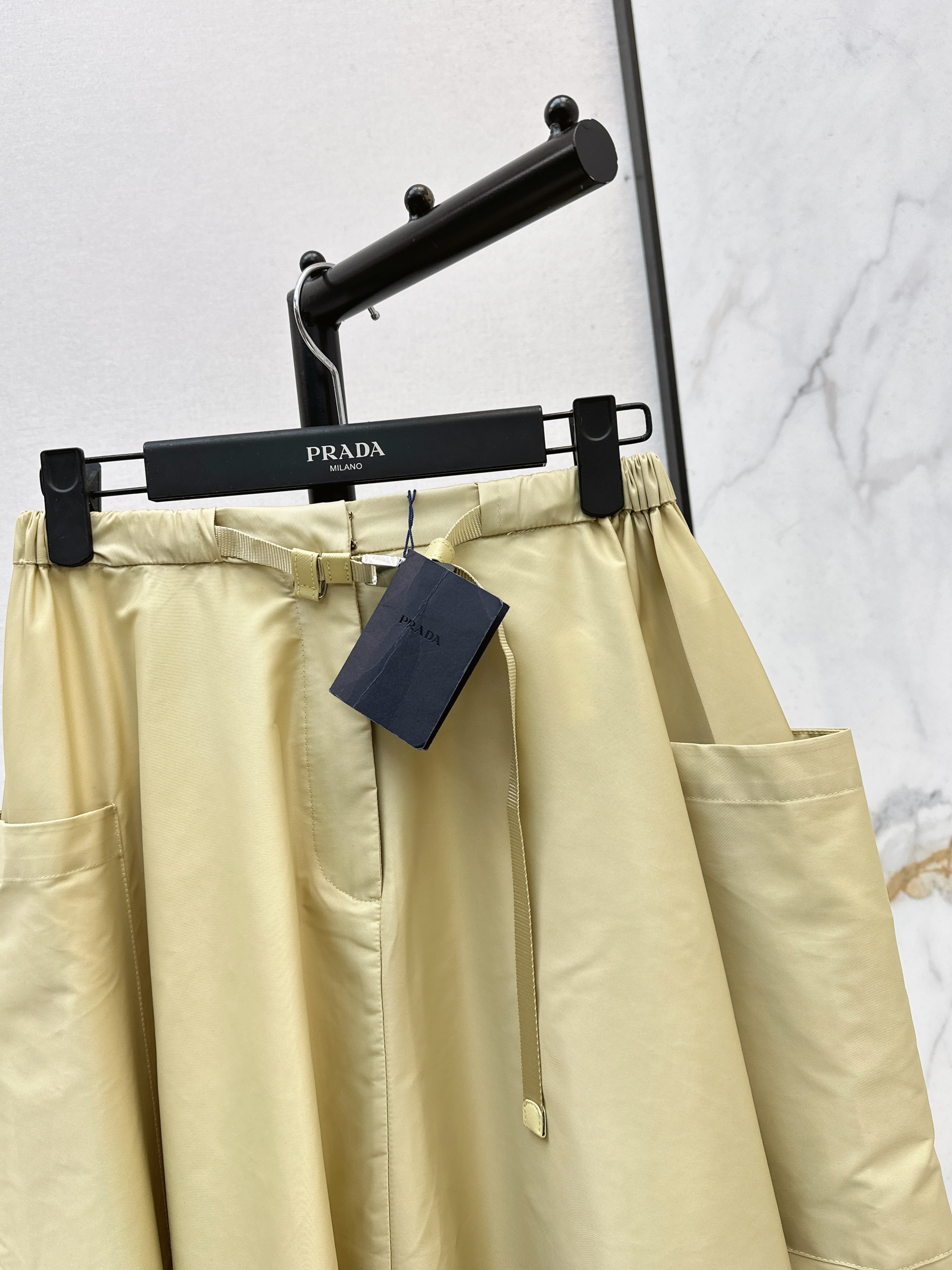 Pra 26ss pleated skirt