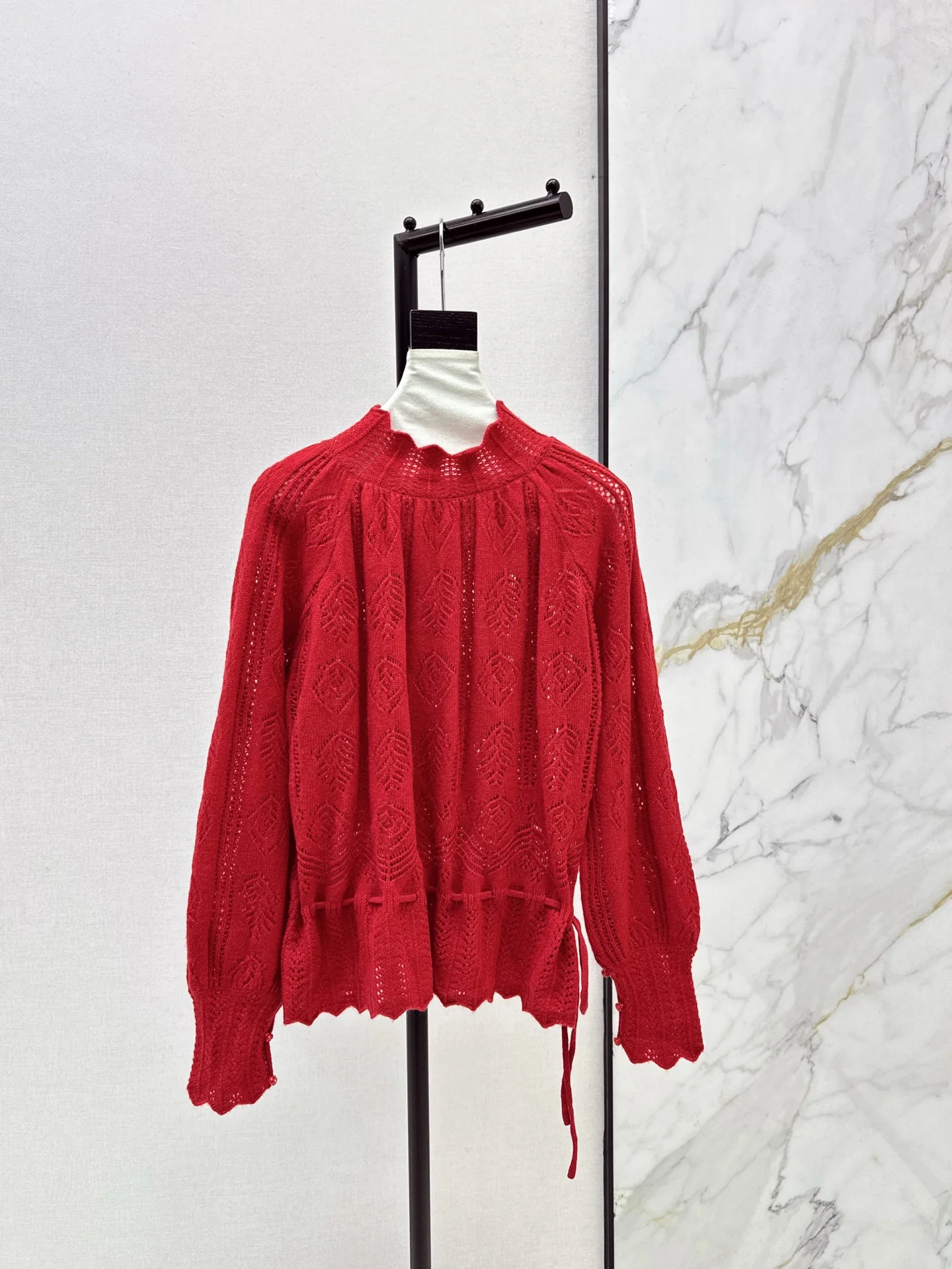 Chan 256ss drawstring sweater