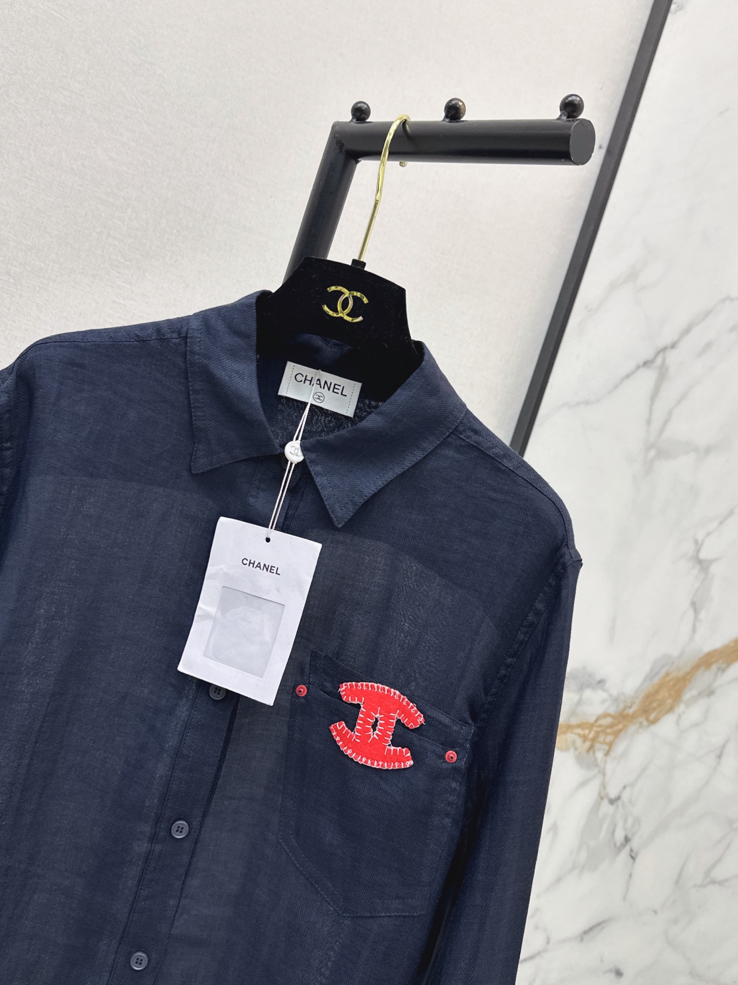 Chan 26ss embroidery shirt