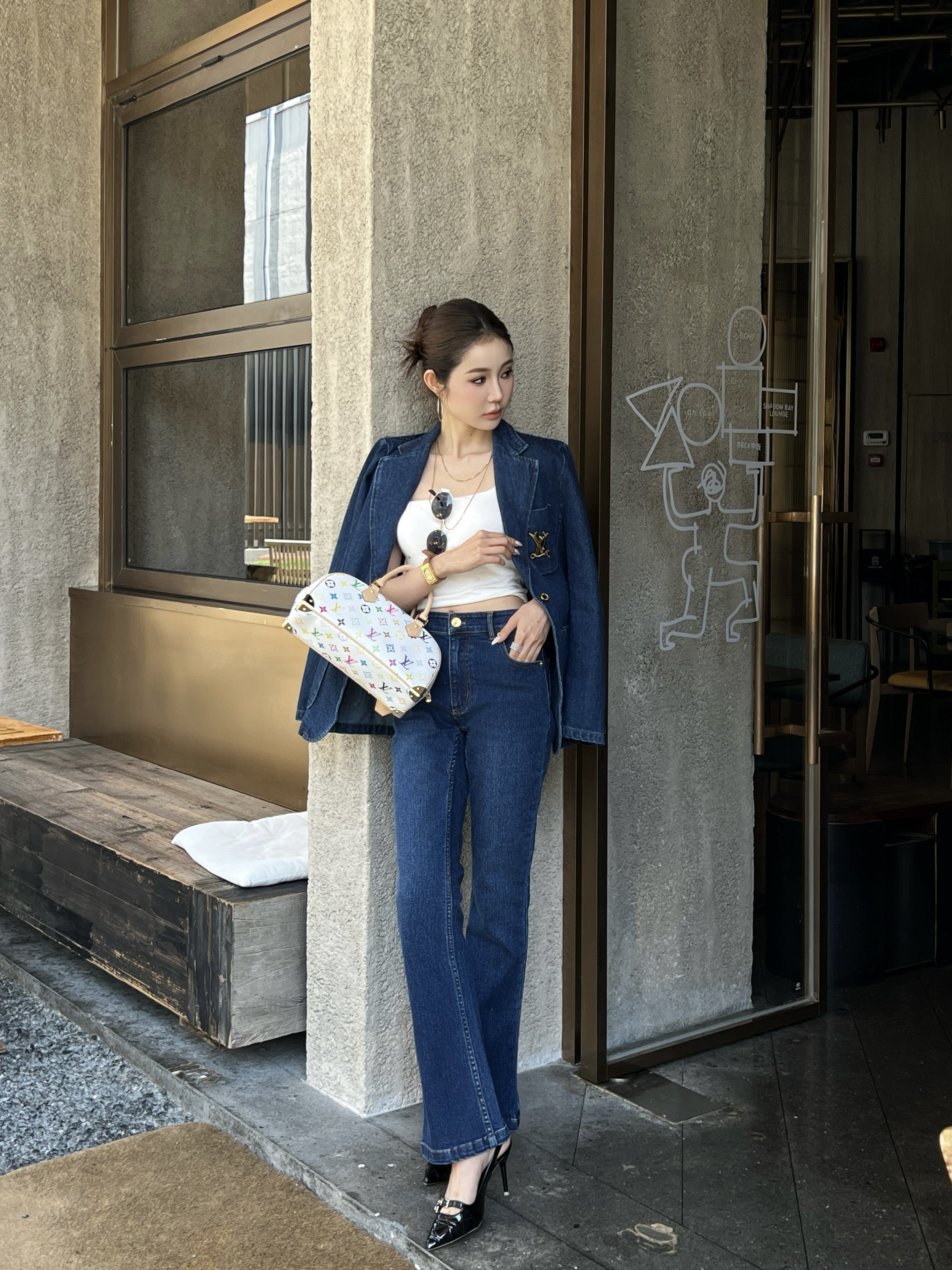 Loui 26ss flared jeans