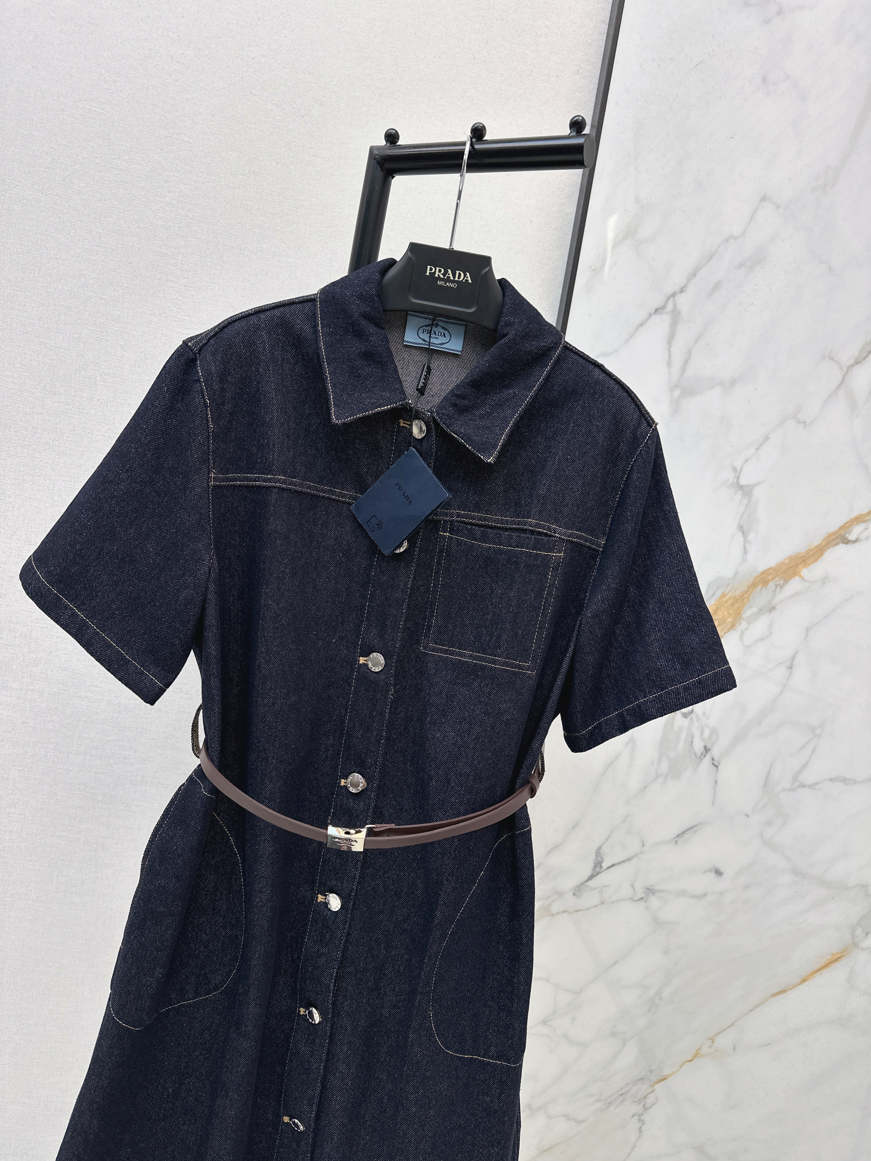 Pra 26ss denim dress