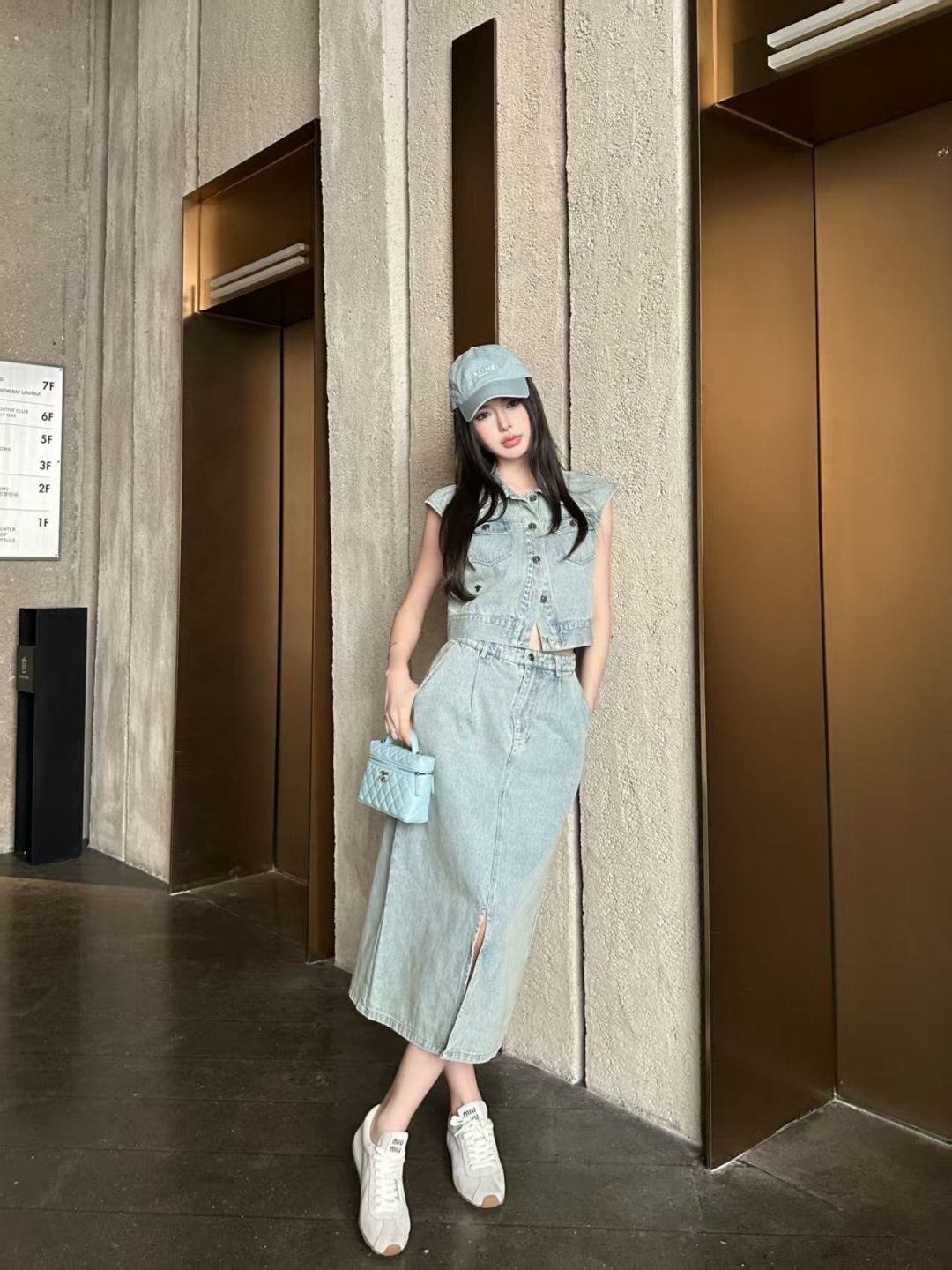 CD 26ss denim suit