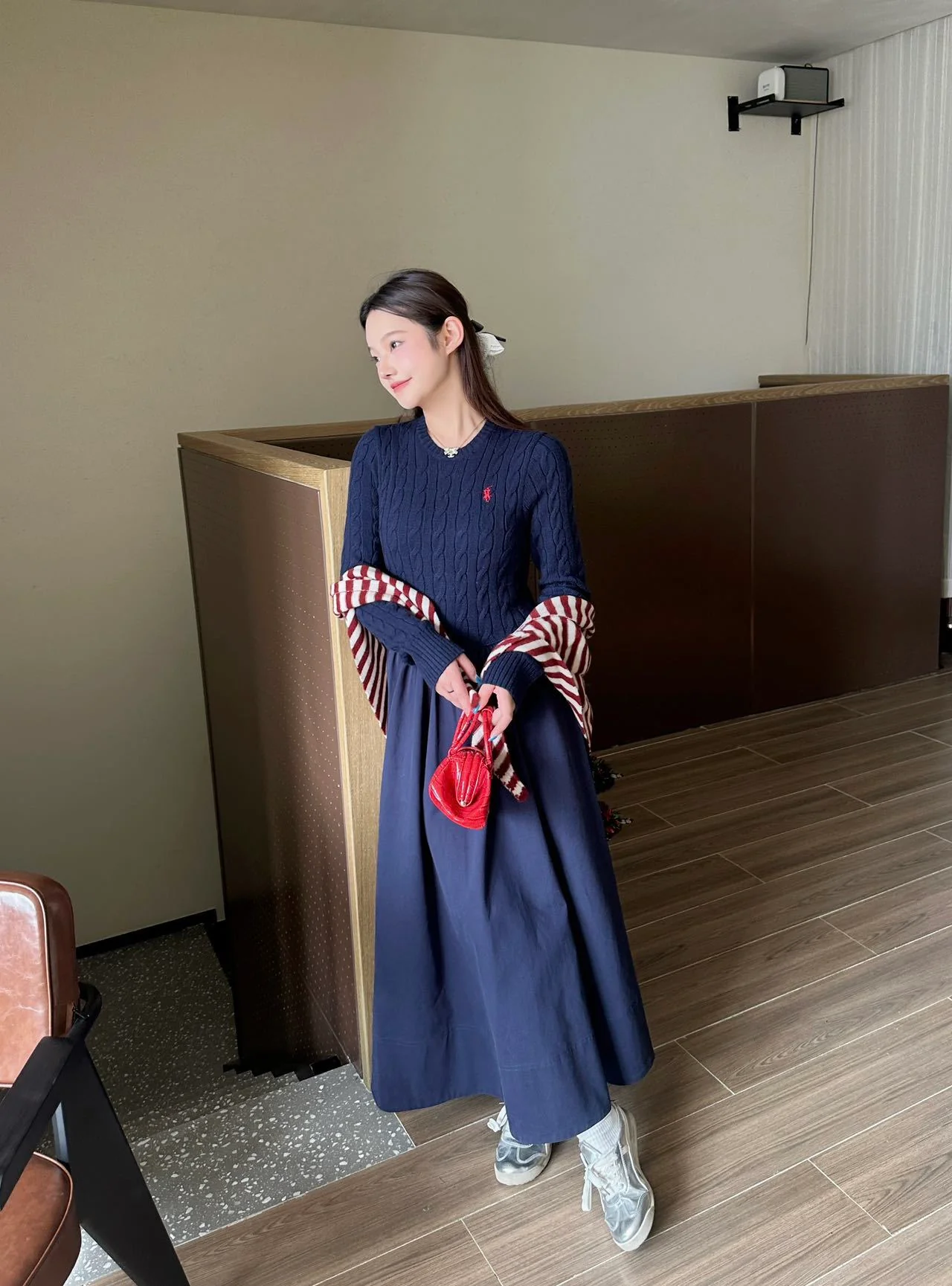 Ralp 26ss contract knit dress