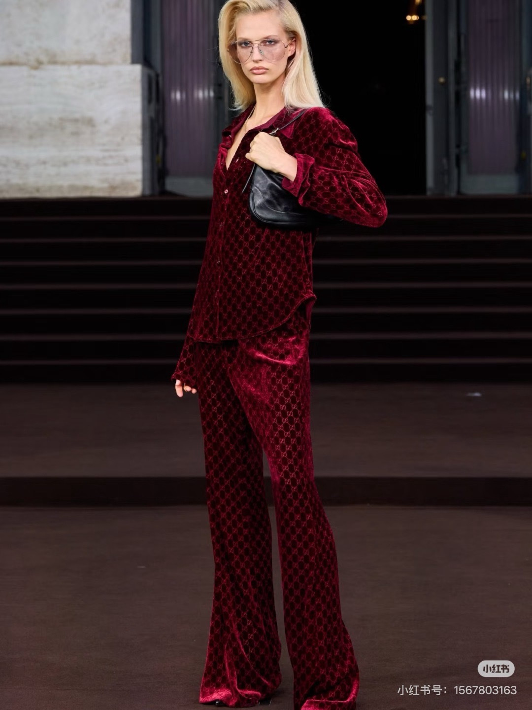 Guc 26ss velvet pants