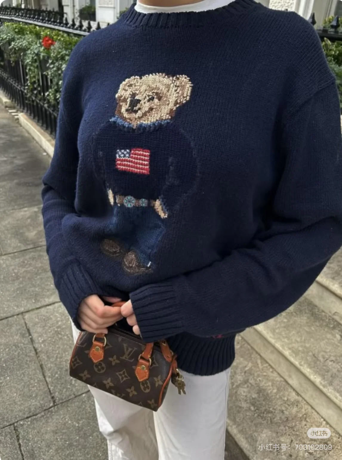 Ralp 26ss embroidery sweater