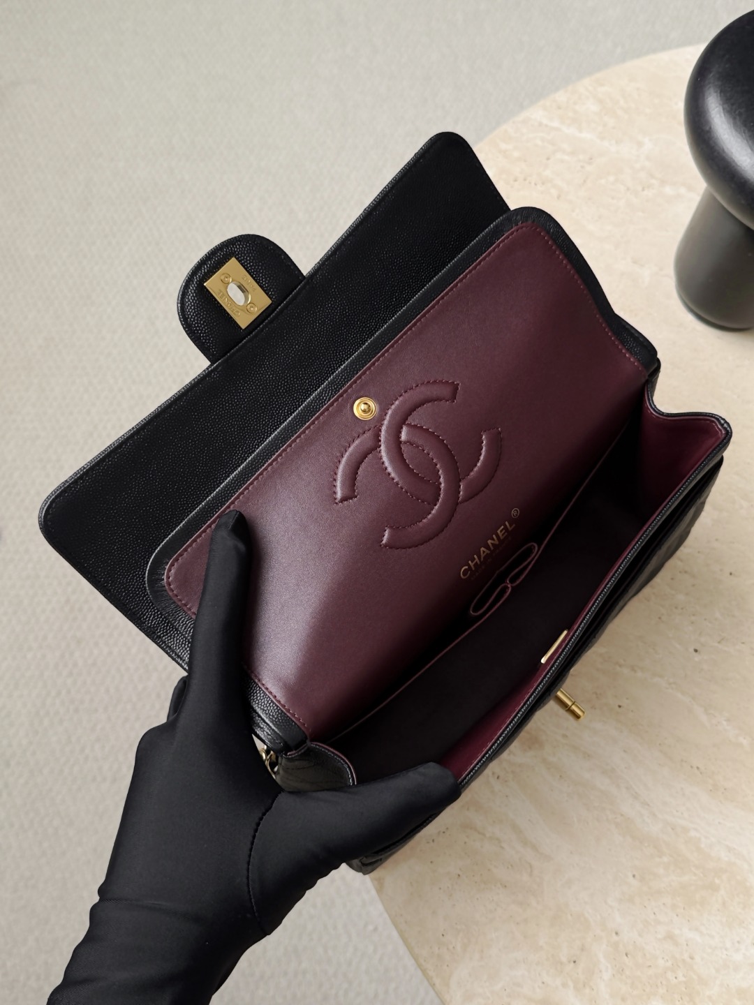 Chan 26s cf25 chain shoulder bag