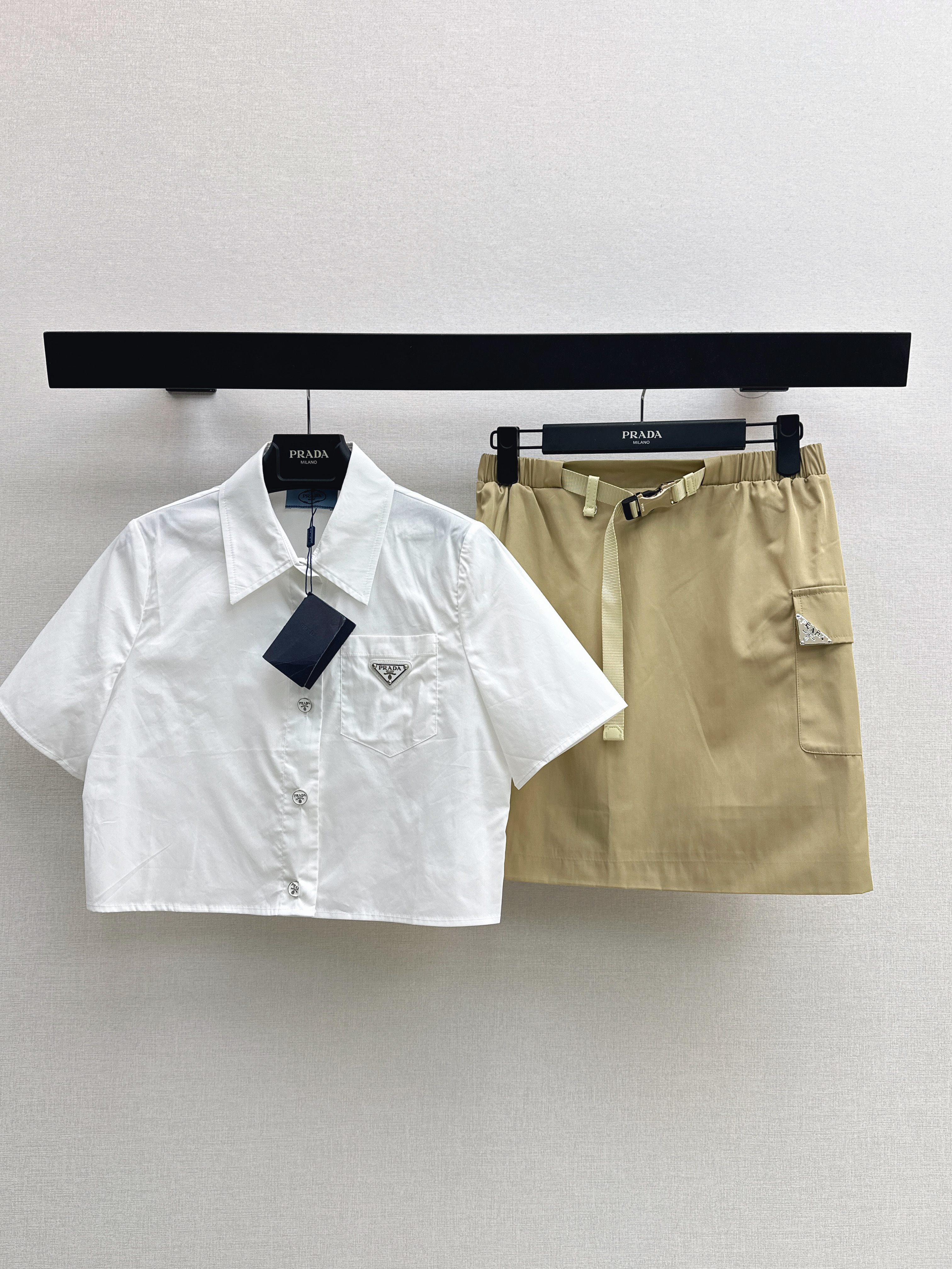 Pra 26ss shirt skirt set