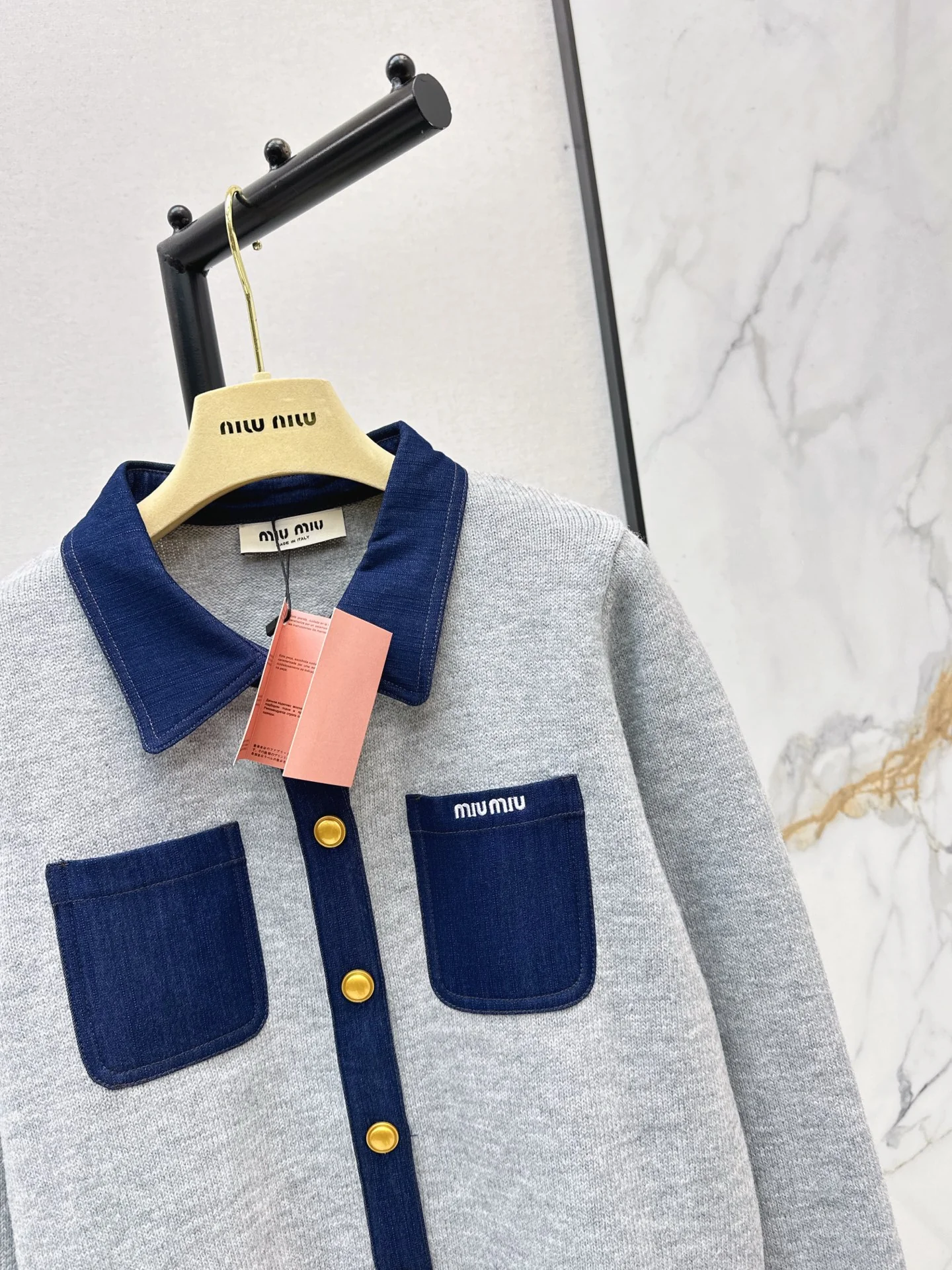 Miu 25fw wool cardigan