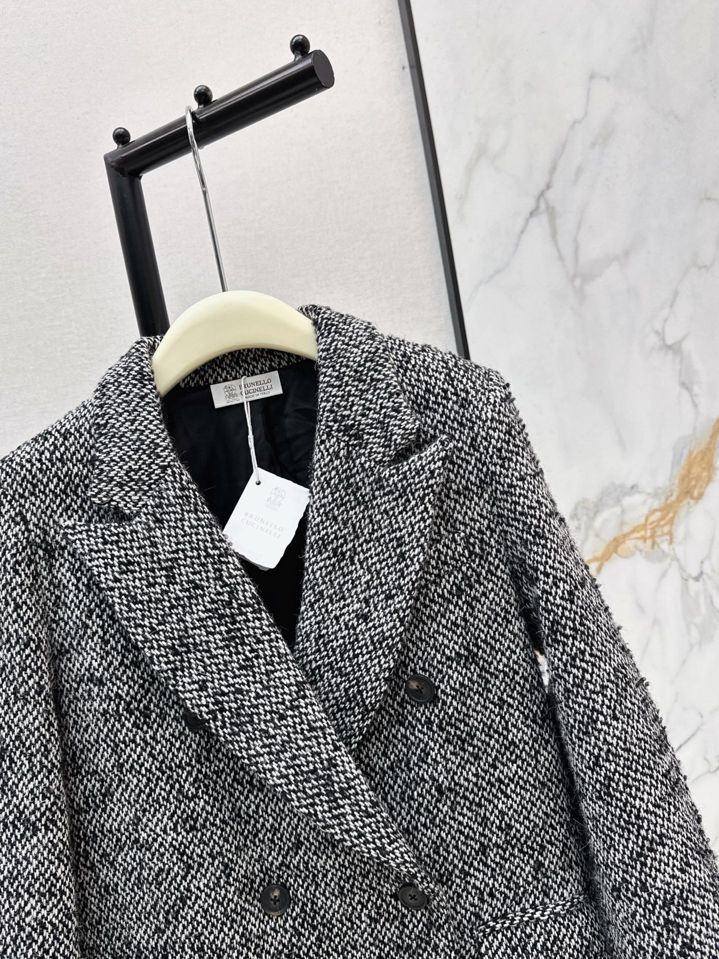 Brun 25fw tweed overcoats