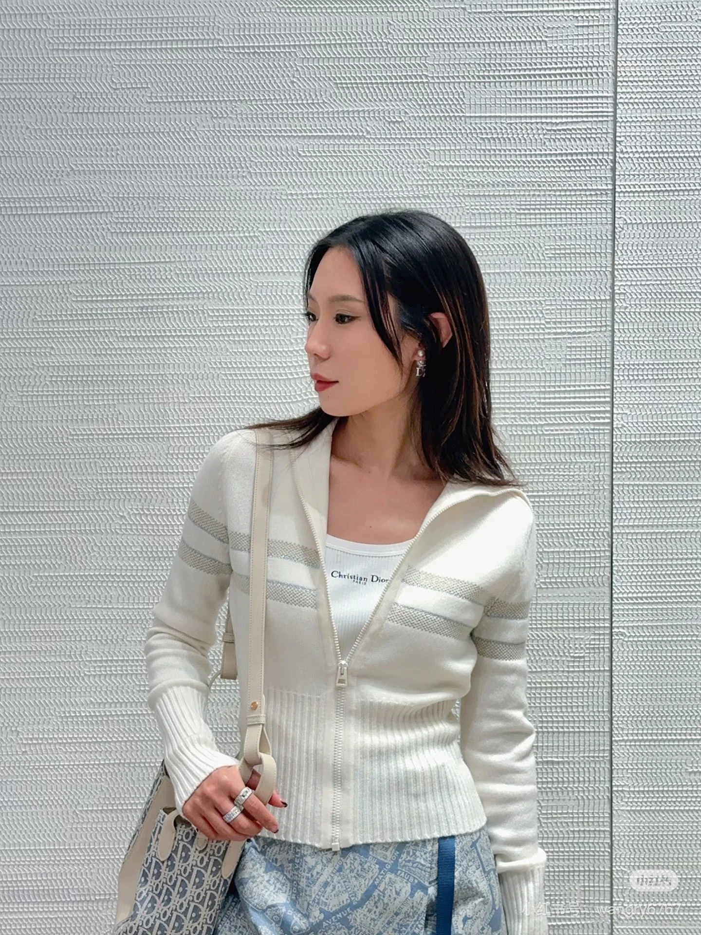 CD 25fw cashmere cardigan