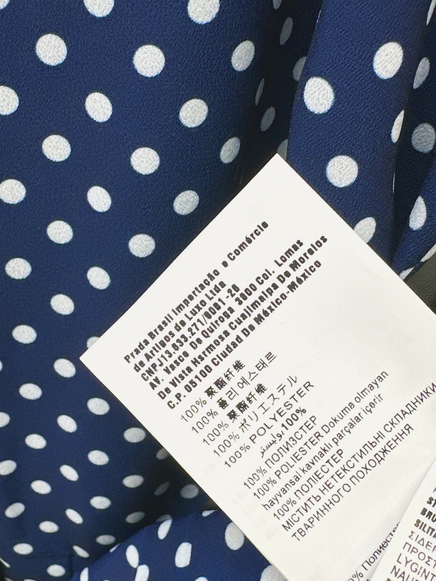 Pra 26ss polk dot sleeveless dress