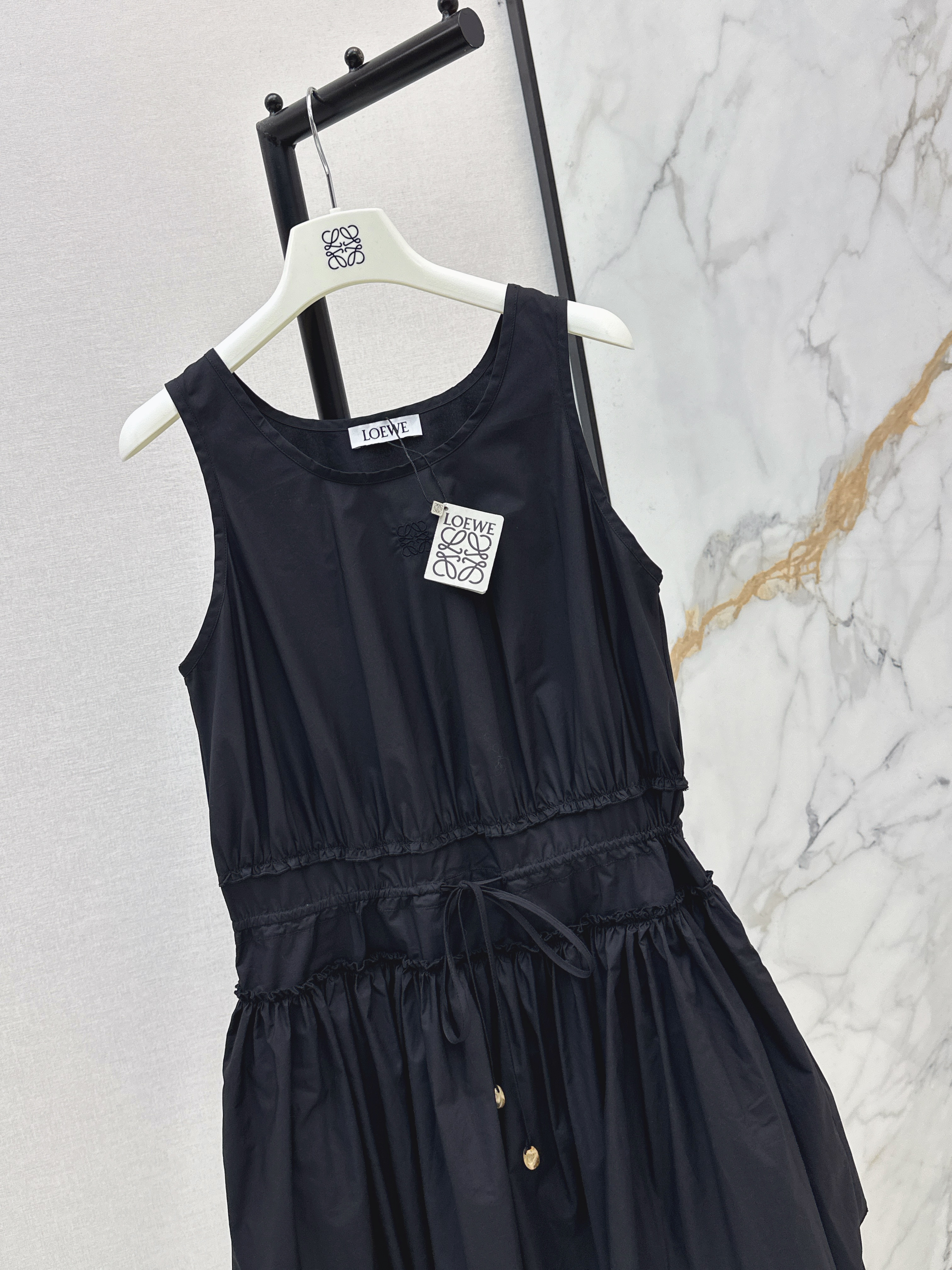 Loe 26ss drawstring dress