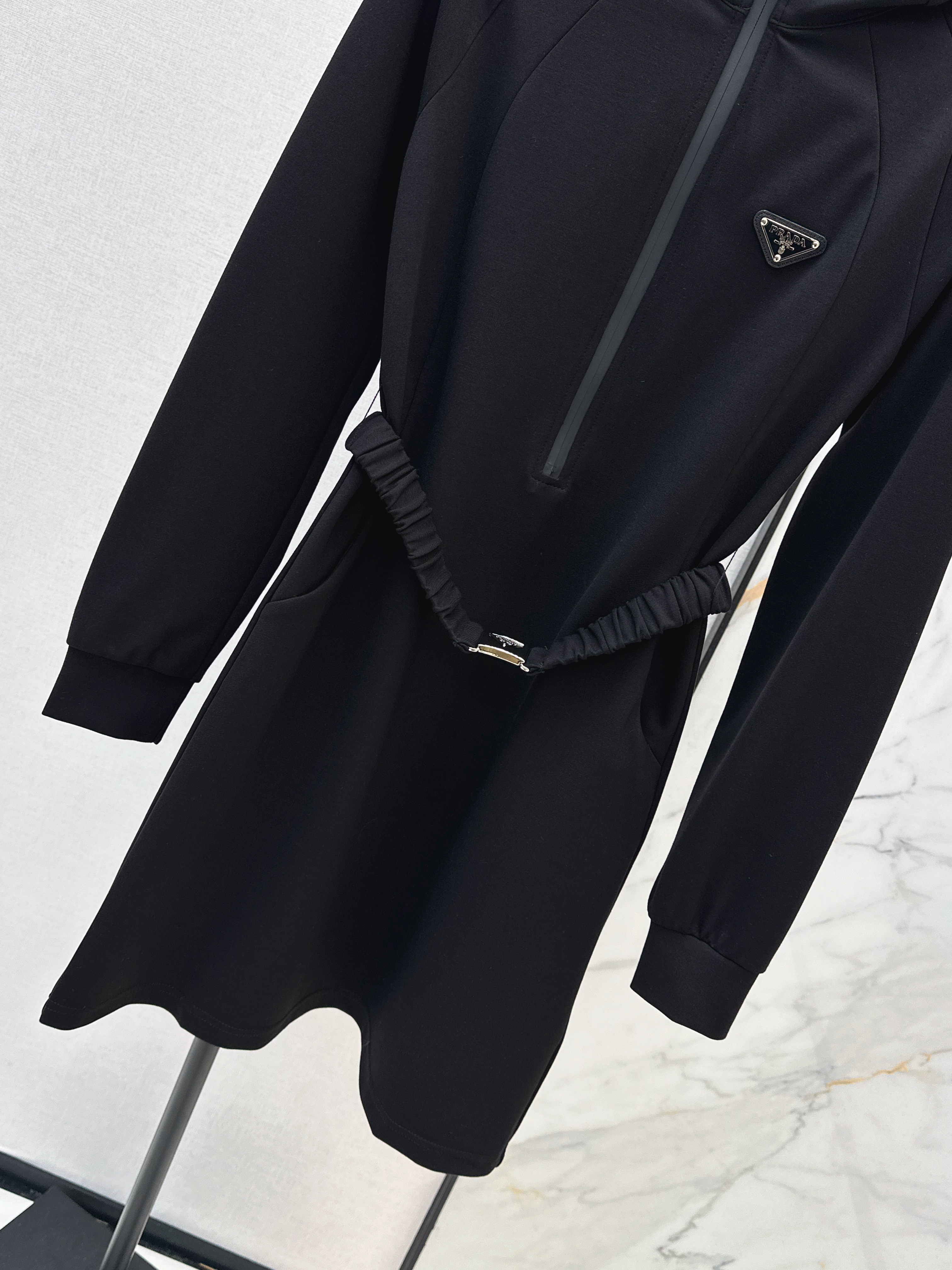 Pra 26ss hooded dress