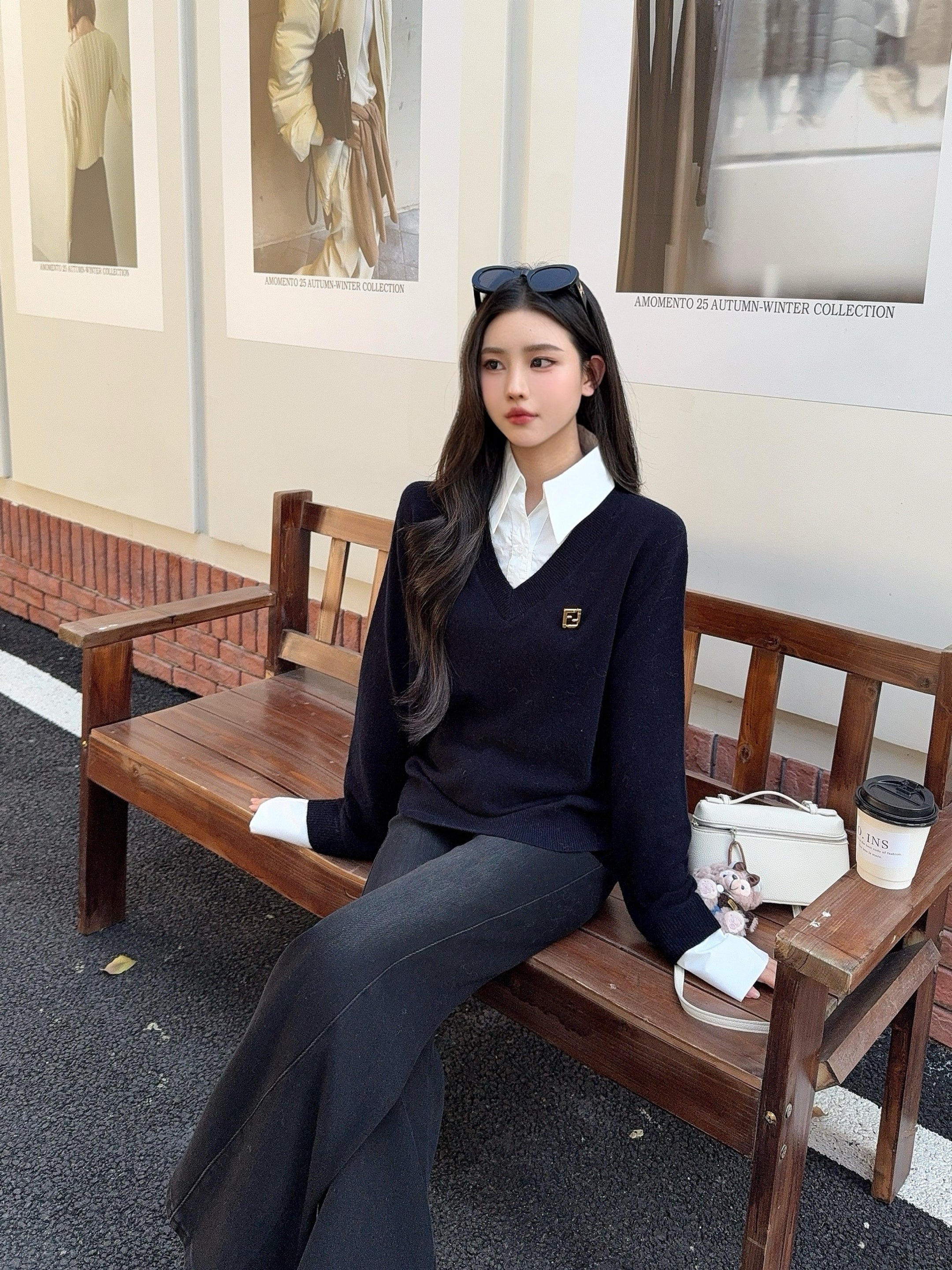 Fend 26ss 2in1 knit shirts