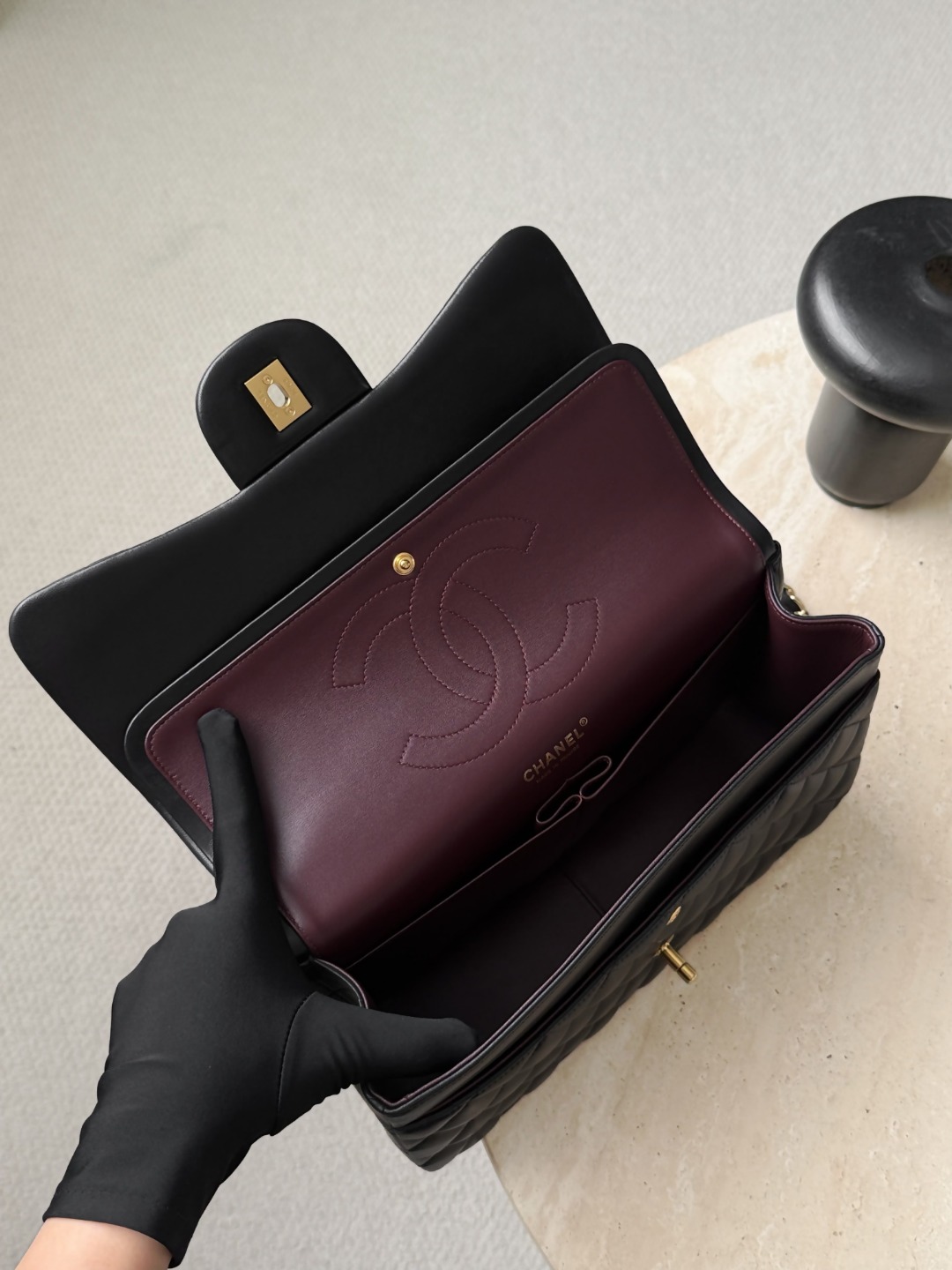 Chan cf30 chain shoulder bag