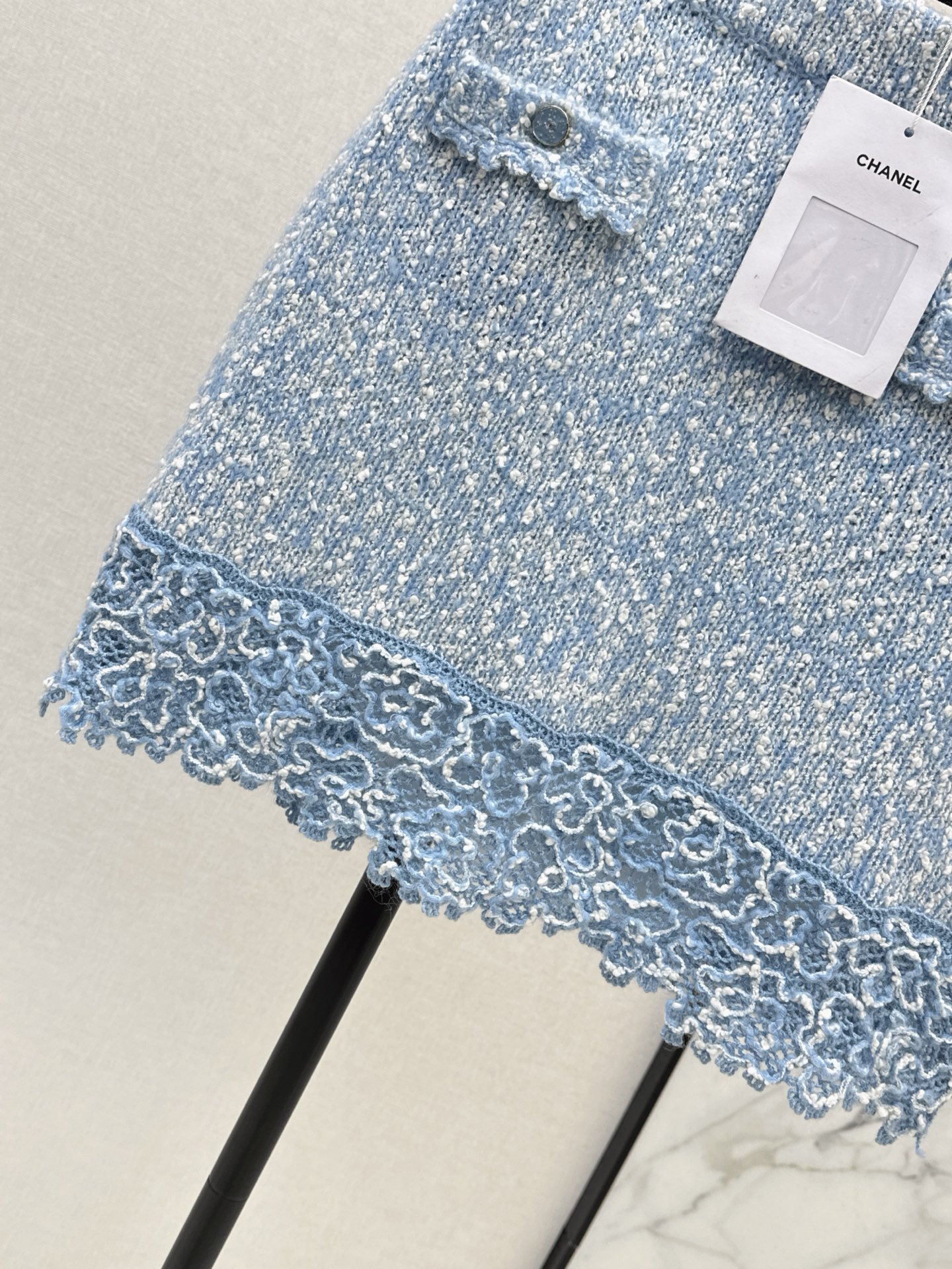 Chan 26ss tweed skirt