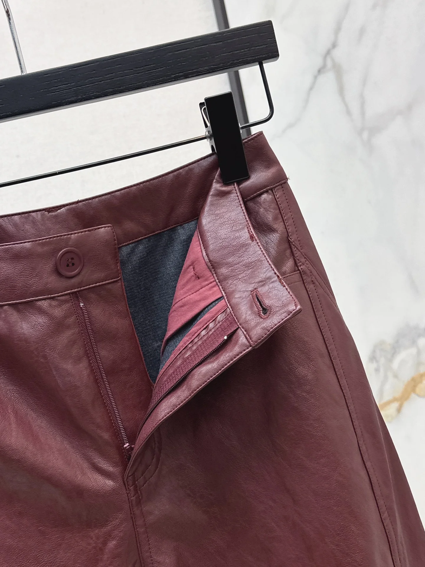 Row 25fw leather pants