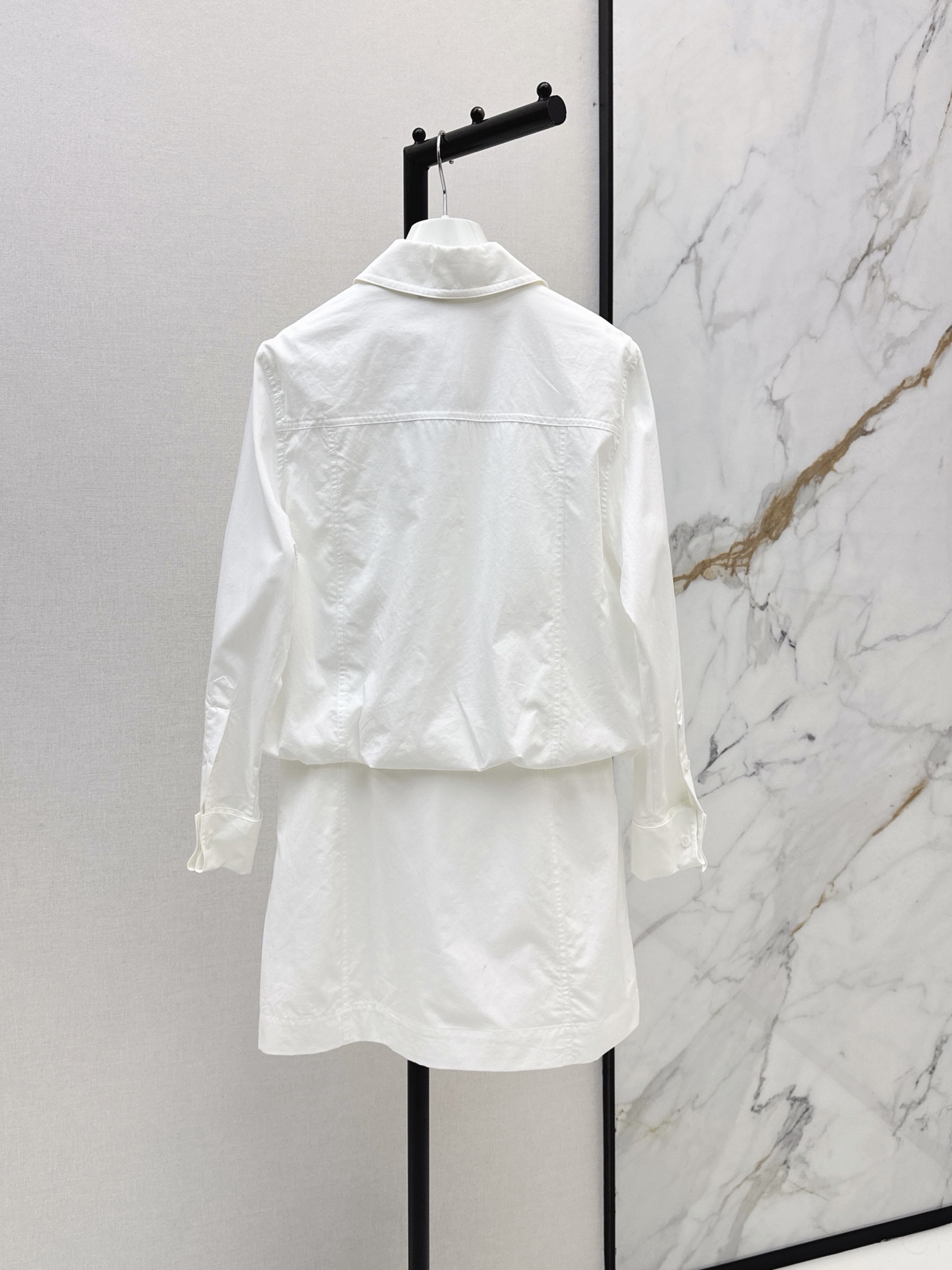 Loe 26ss 2in1 shirt dress