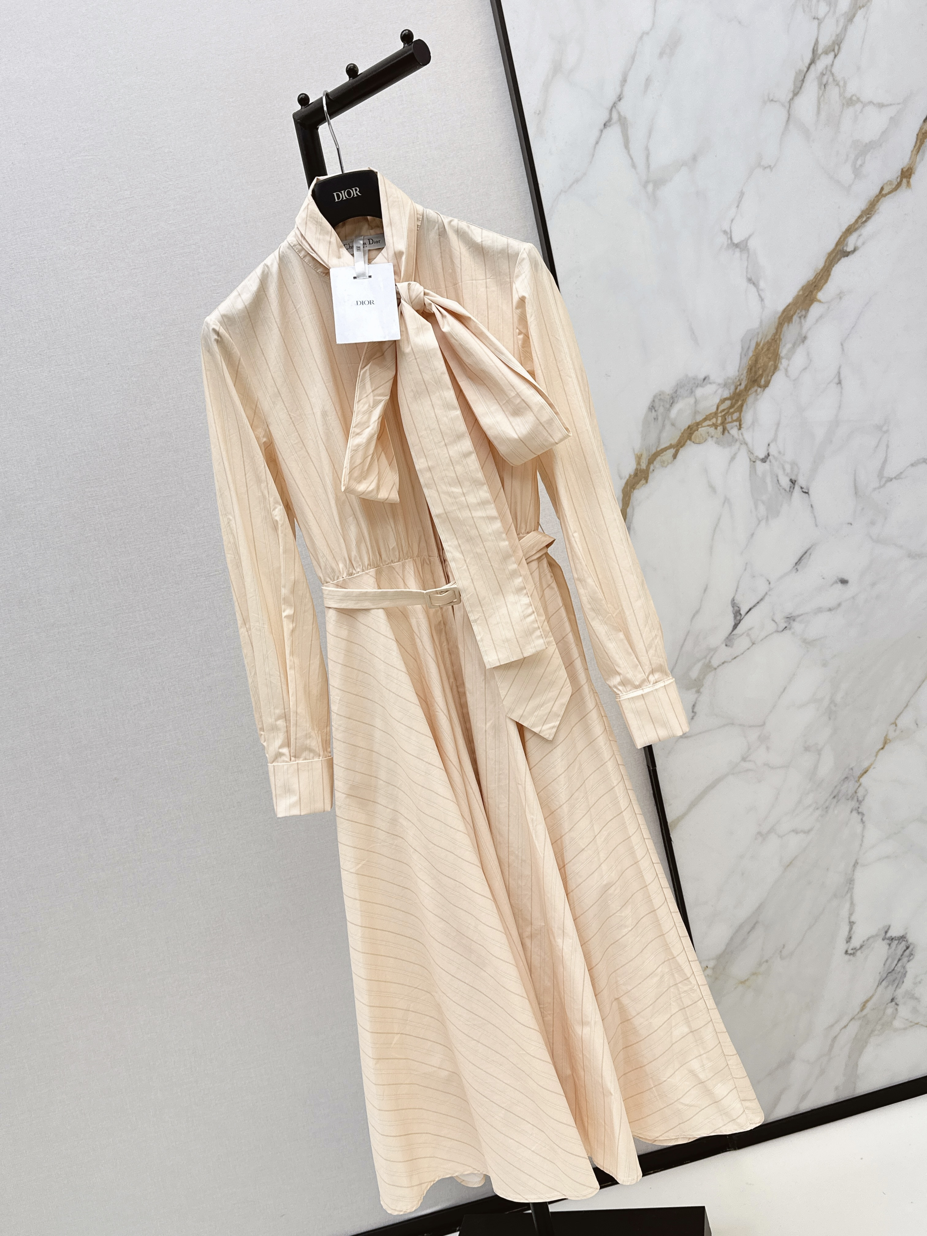 CD 26ss stripe ribbon dress