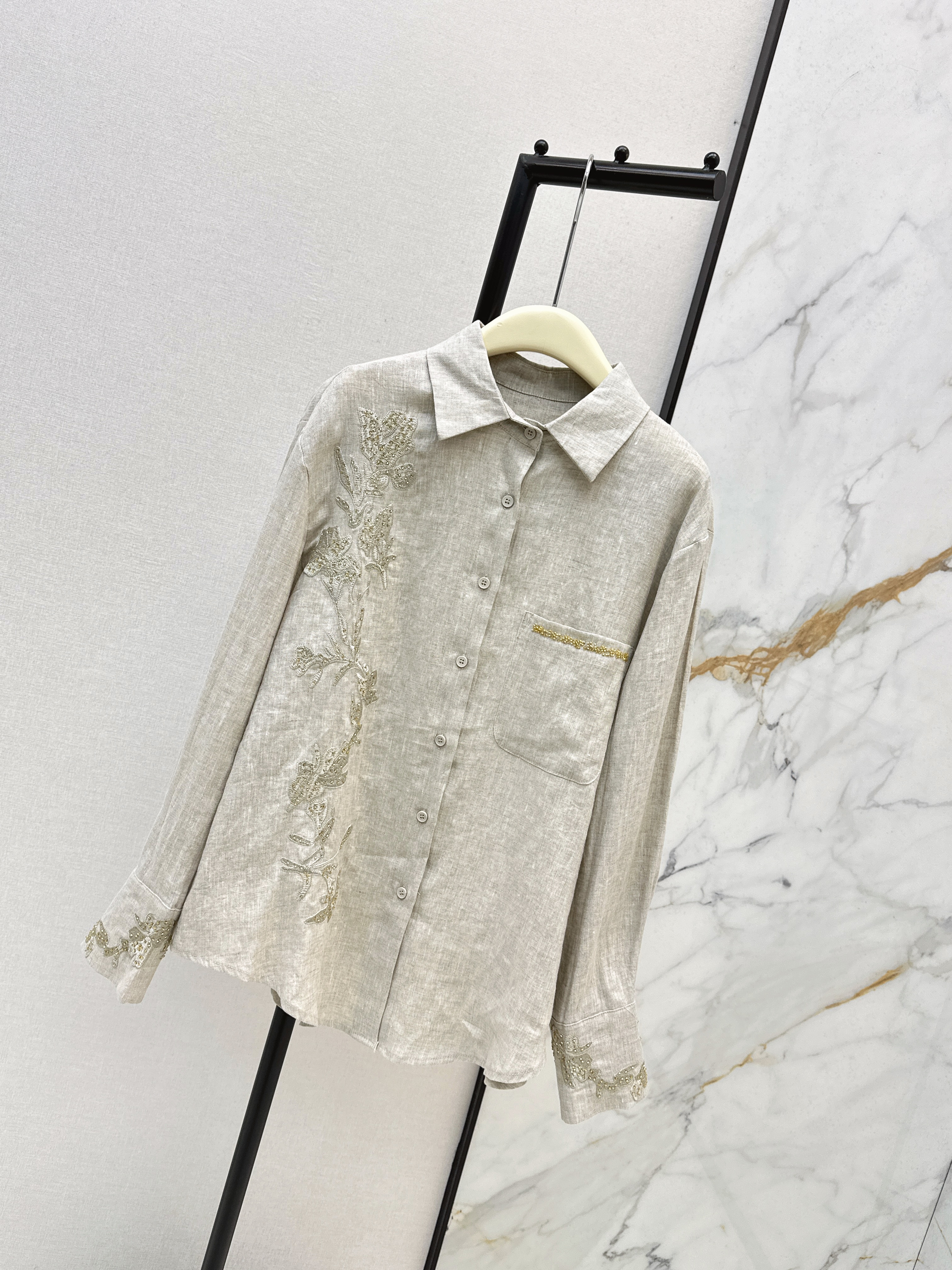 Valen 26ss embroidery shirt