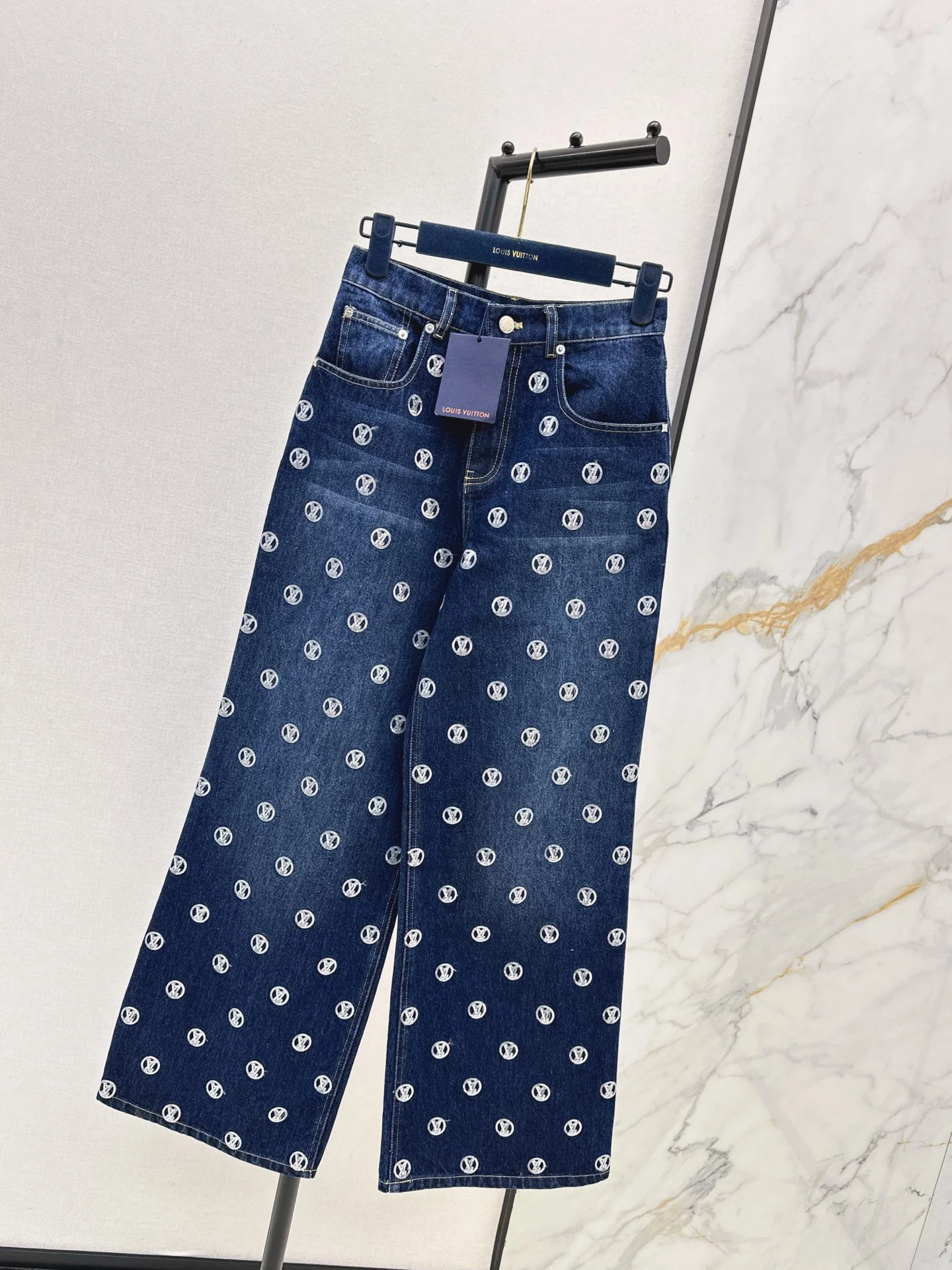 Louis 25fw embroidery jeans