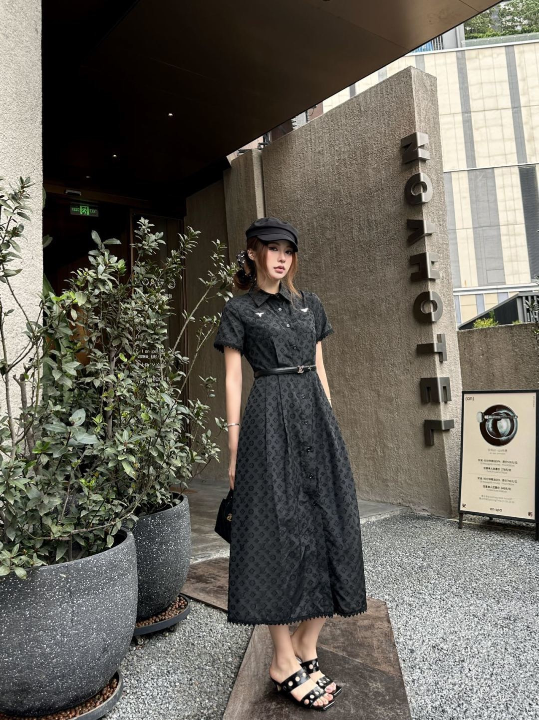 Loui 26ss jacquard dress