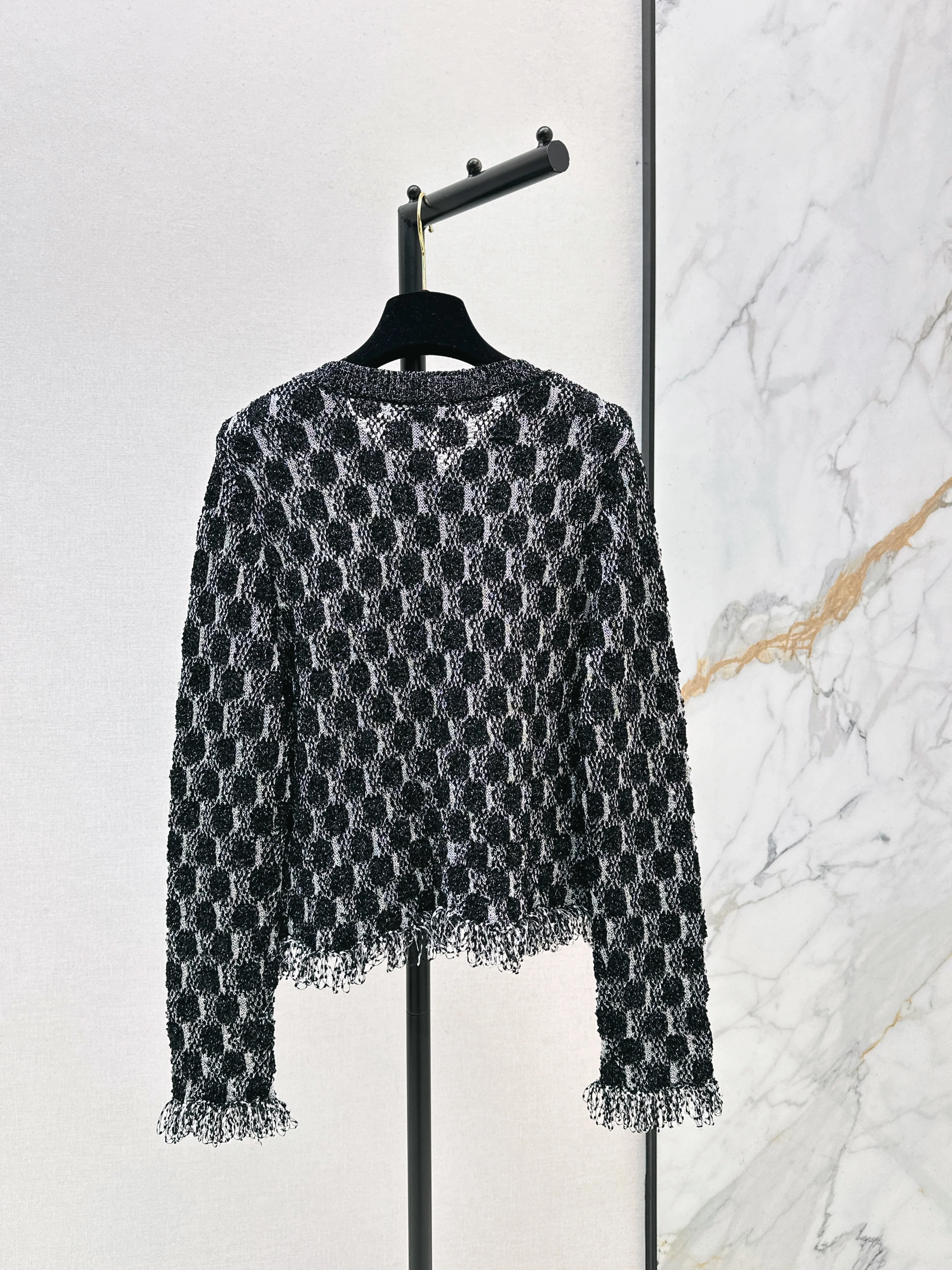 Chan 26ss tassel cardigan