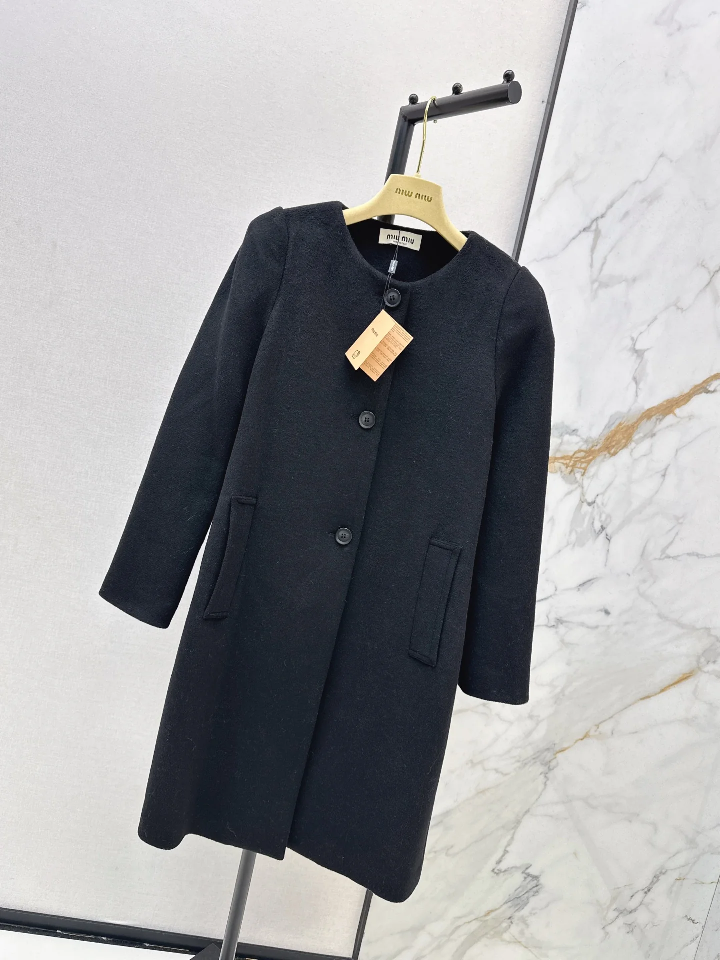 Miu 26ss woolen overcoats