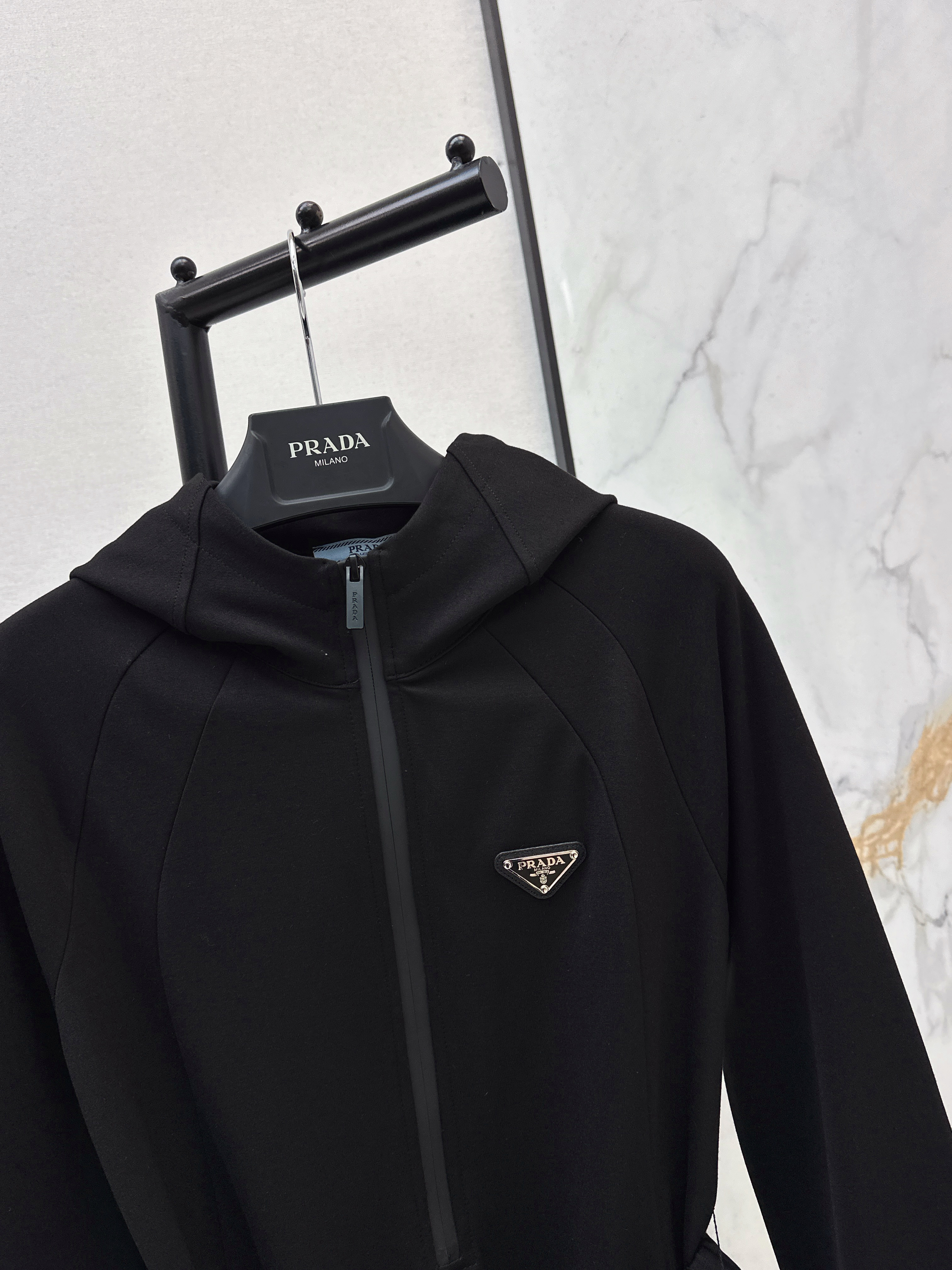 Pra 26ss hooded dress