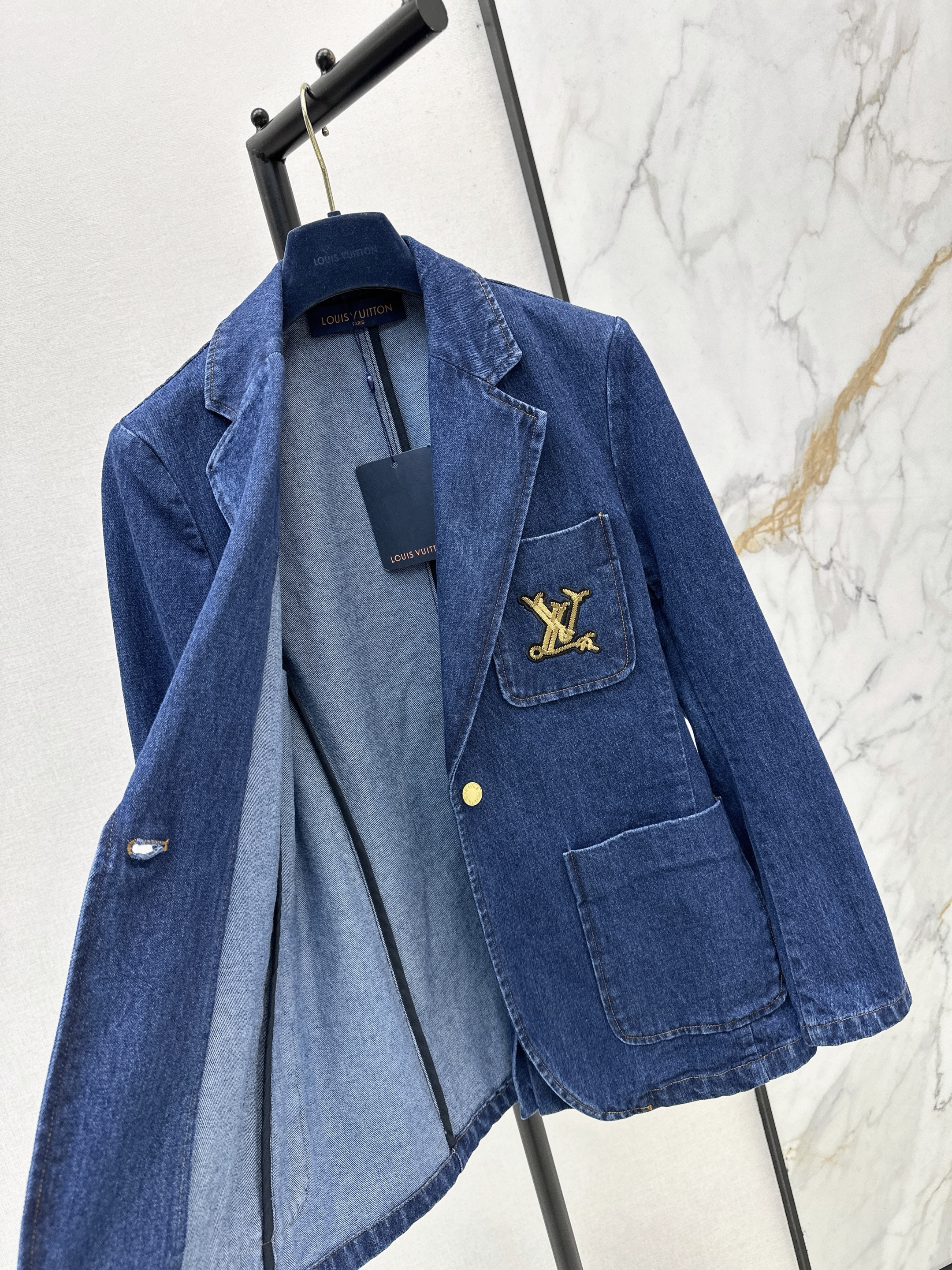 Loui 26ss denim blazer
