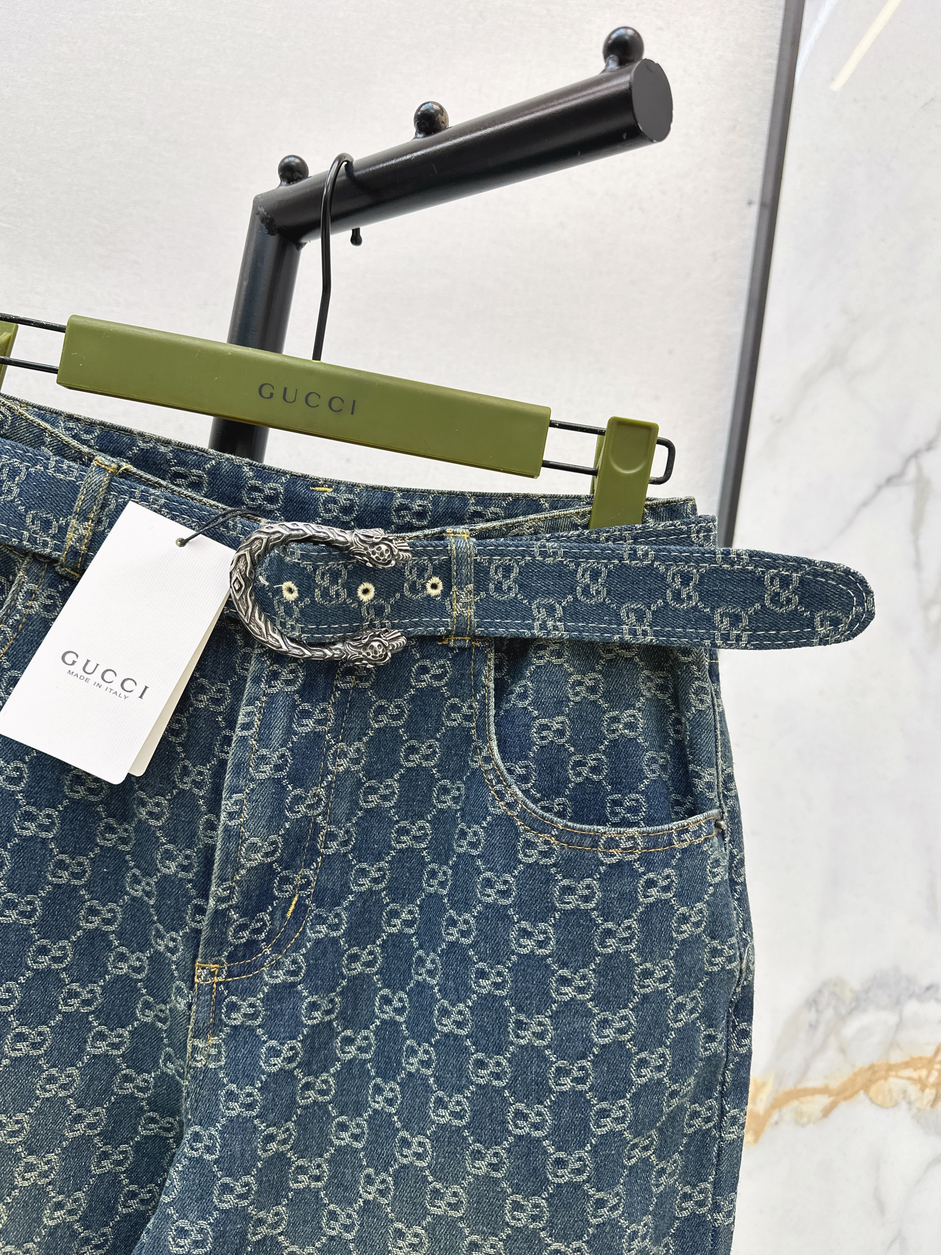 Guc 26ss jacquard jeans