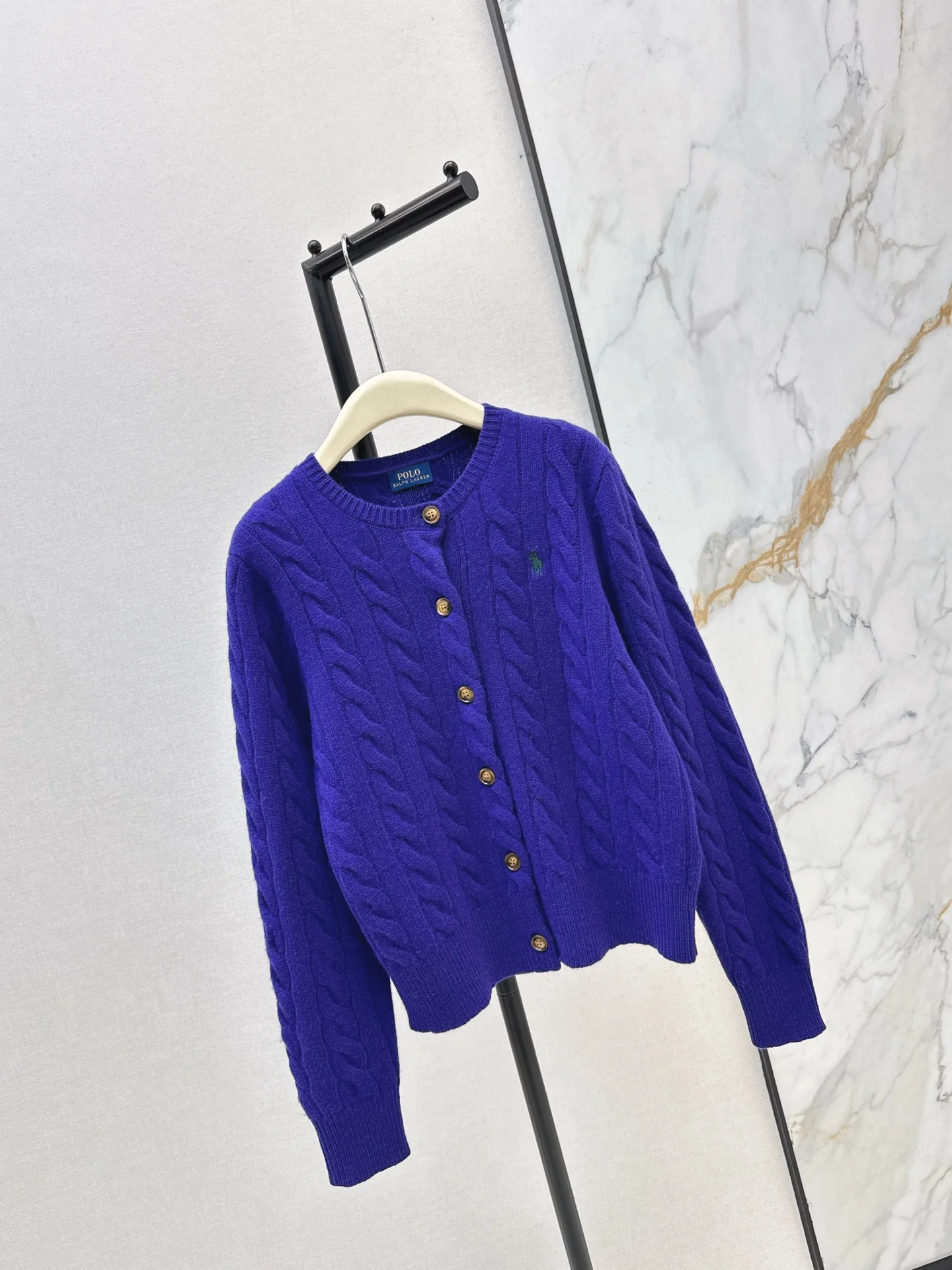 Ralp 26ss cable wool cardigan