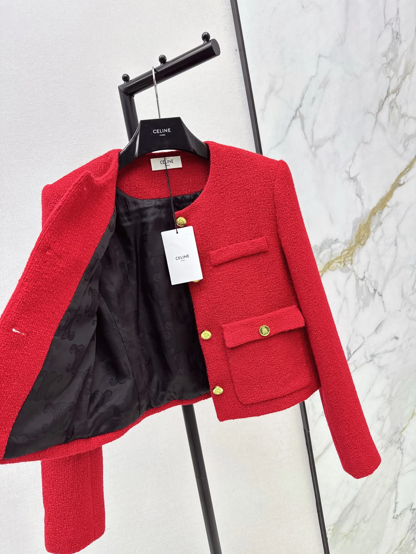 Celi 26ss tweed jacket