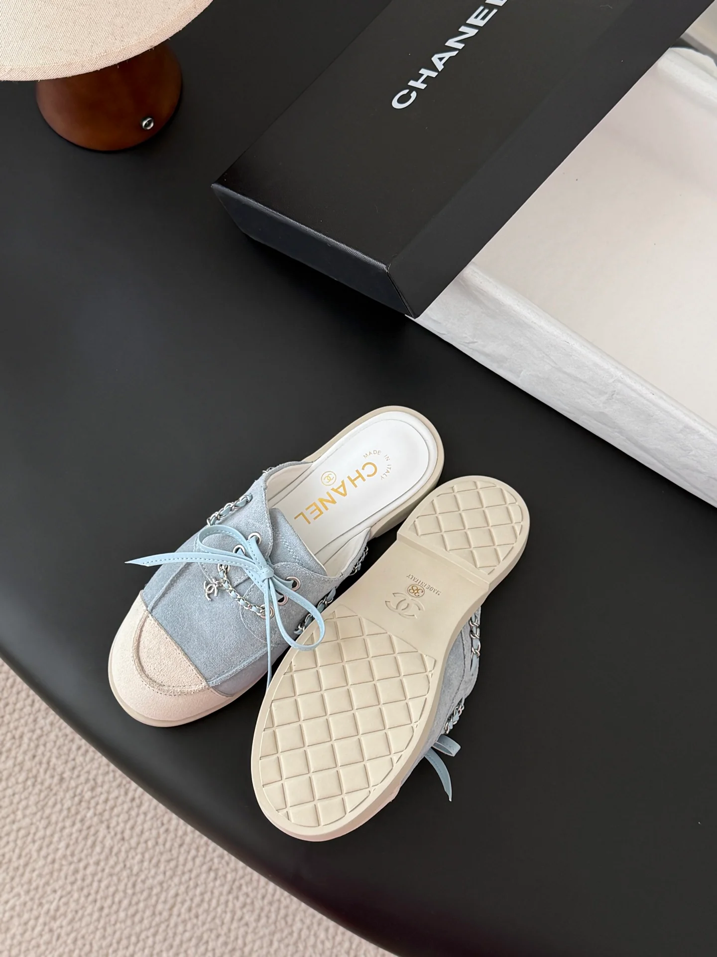 Chan 26ss slip-on shoes