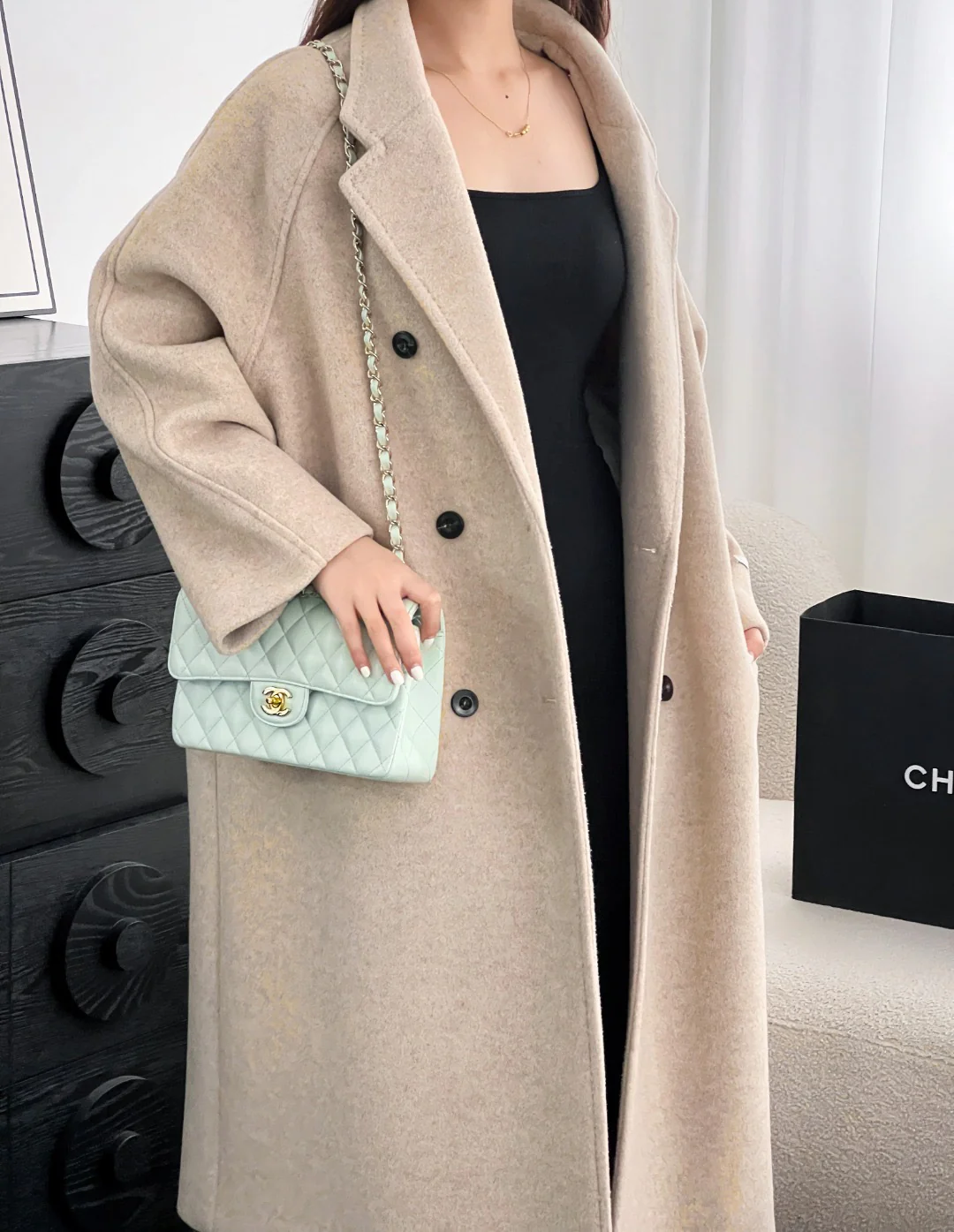 Chan cf23 chain shoulder bag