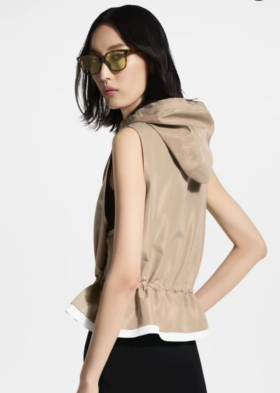 Loui 26ss hooded vest jacket