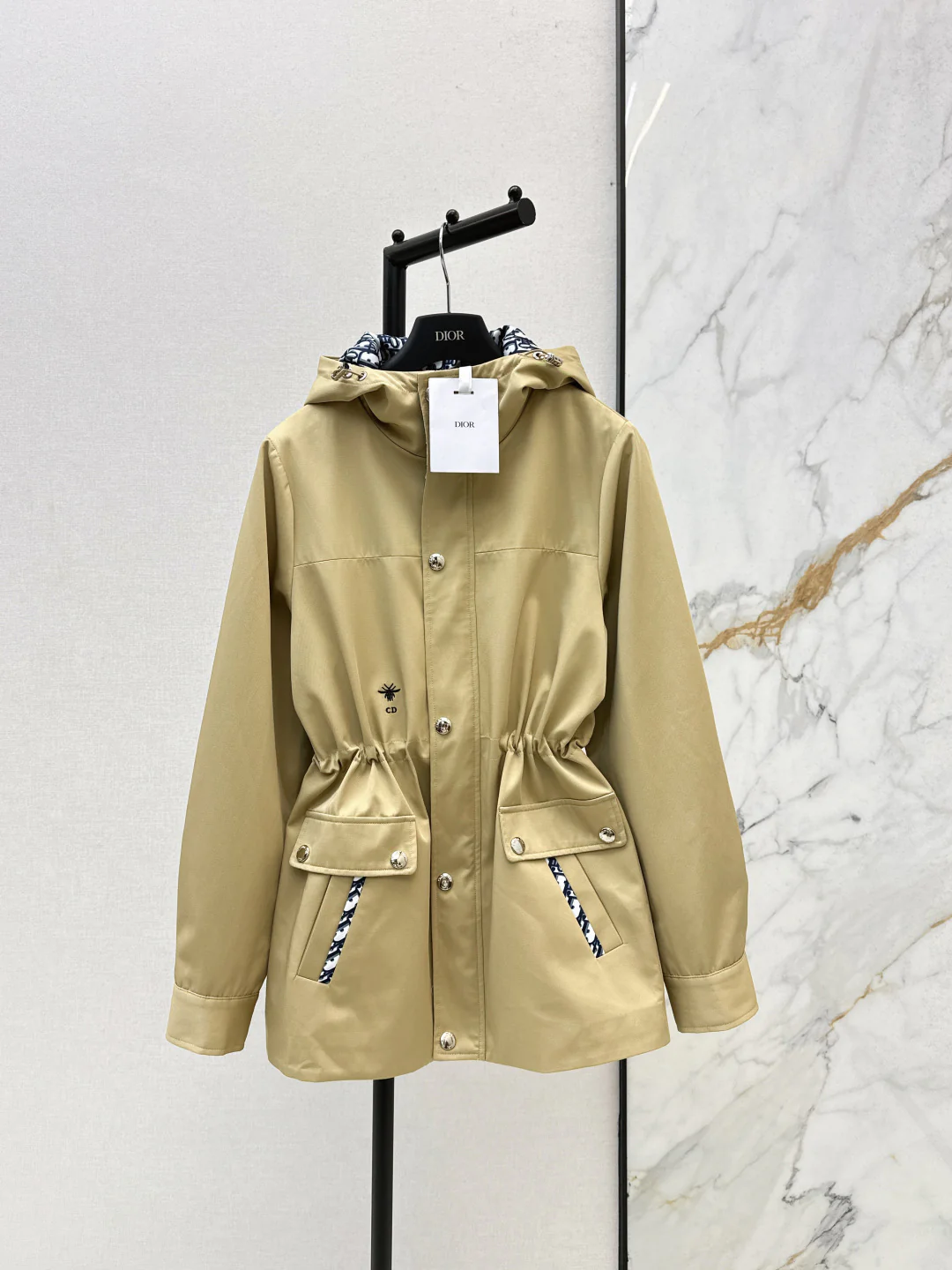 CD 25fw hooded trench coats
