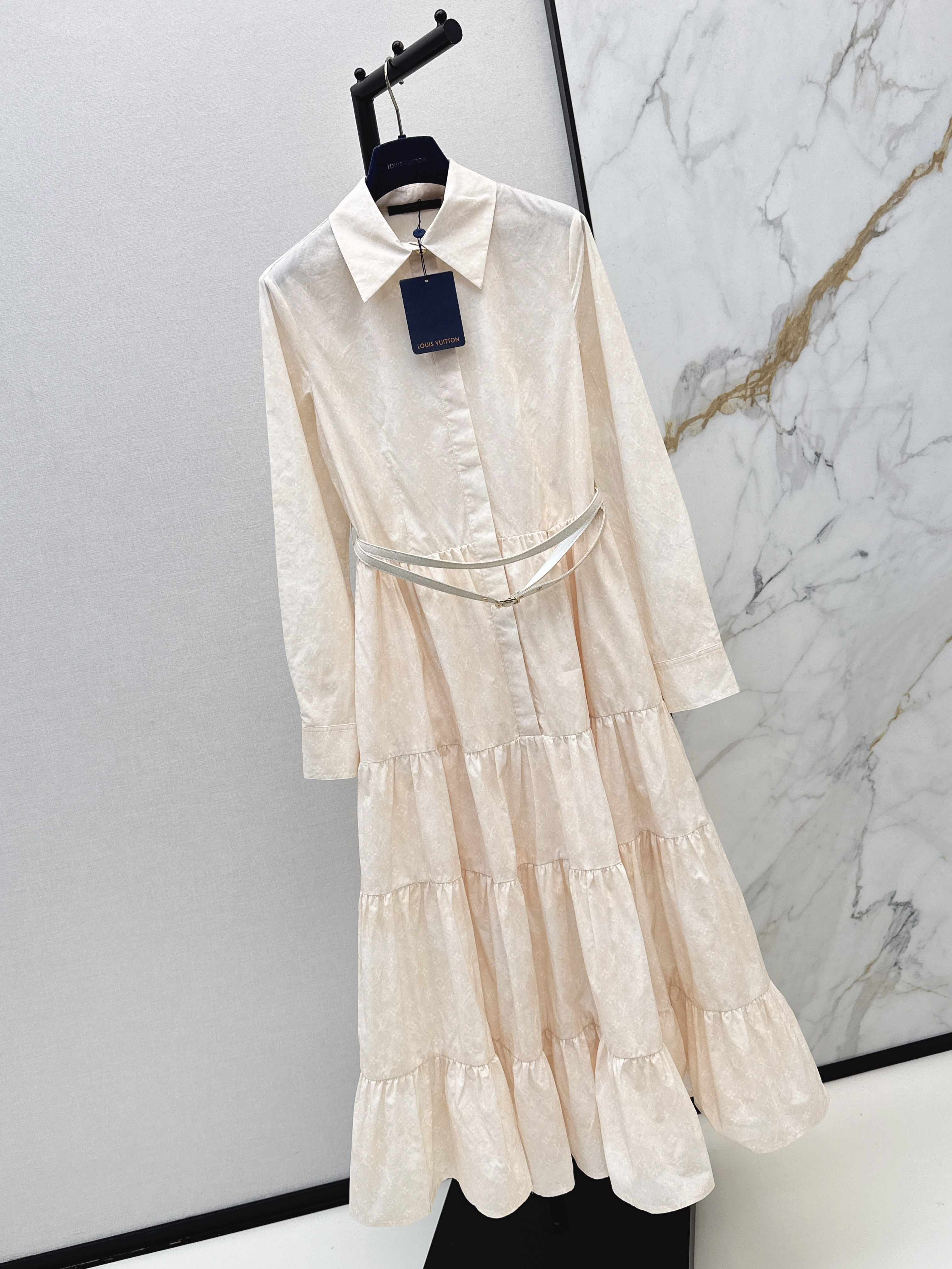 Loui 26ss contract layered dress