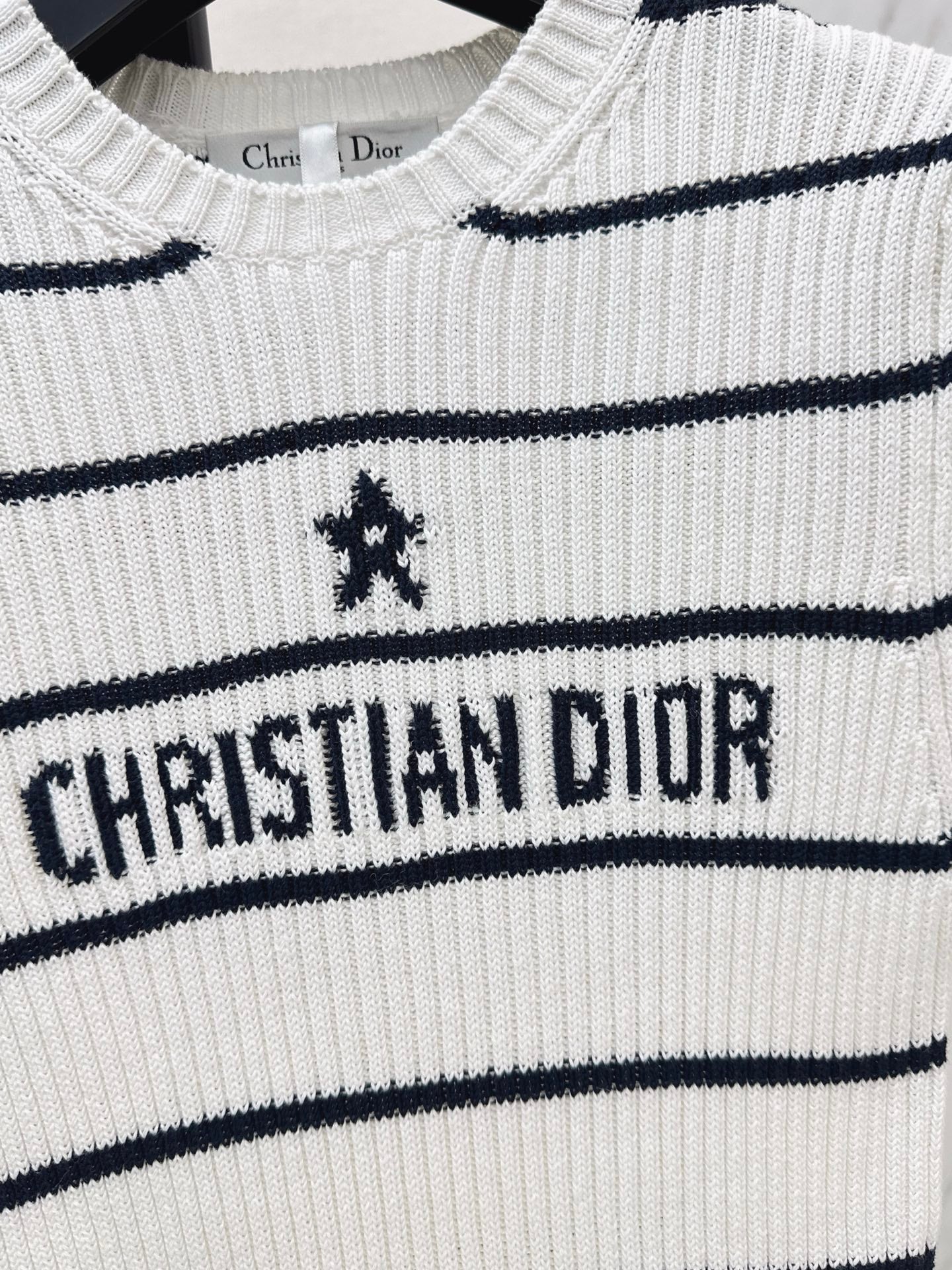 CD 25fw stripe knit t-shirt