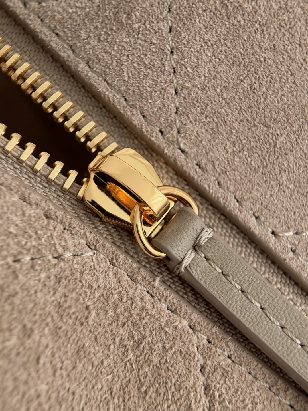 Chan 26S suede bowling bag